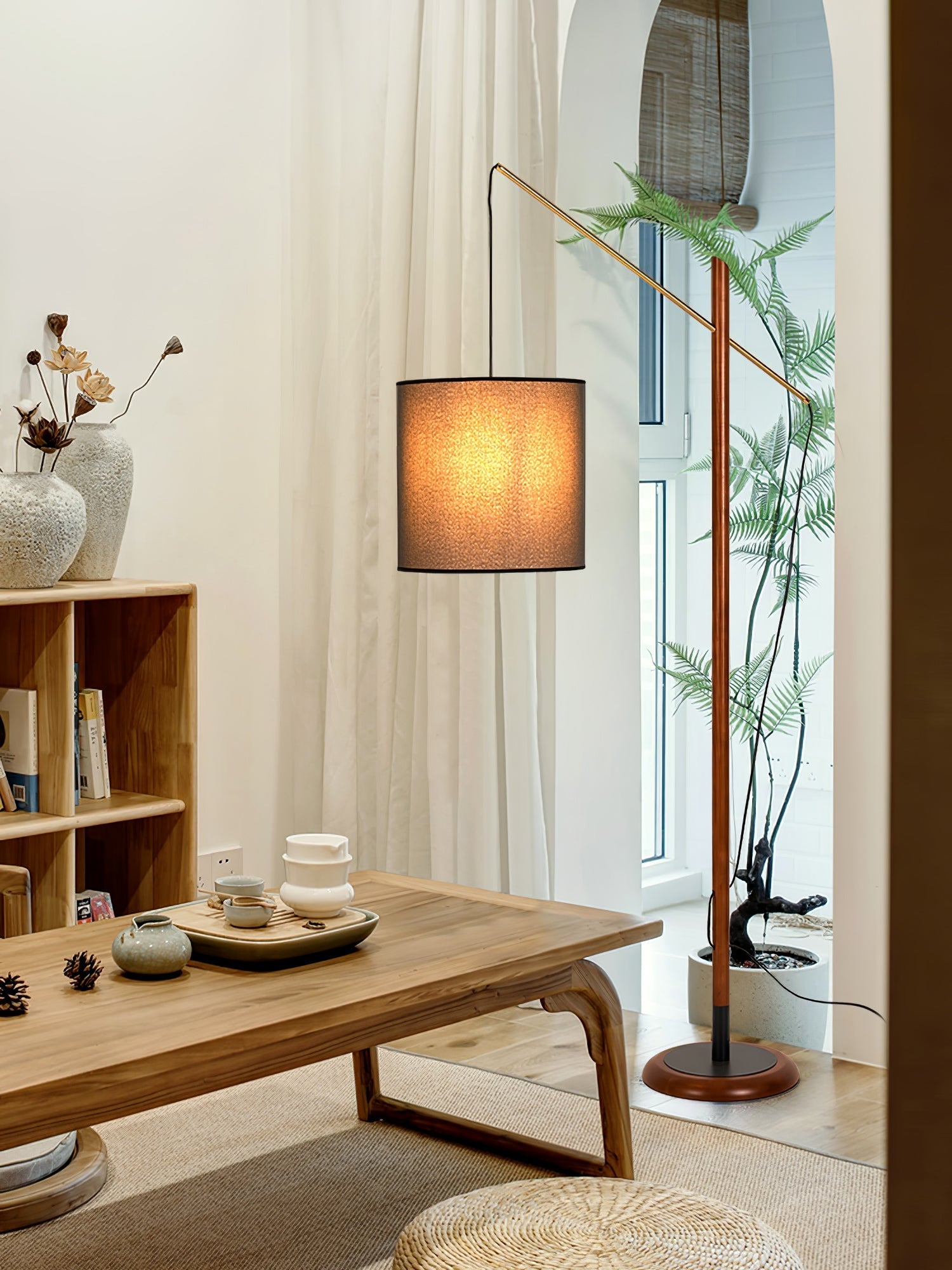 Nyvariol Minimalist Wood Floor Lamp - Letslighting