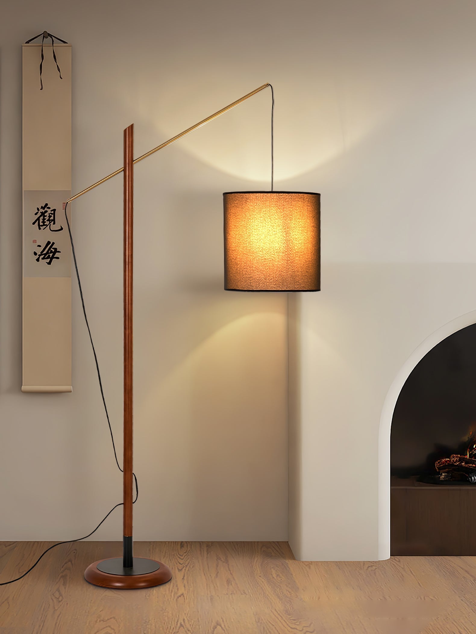 Nyvariol Minimalist Wood Floor Lamp - Letslighting