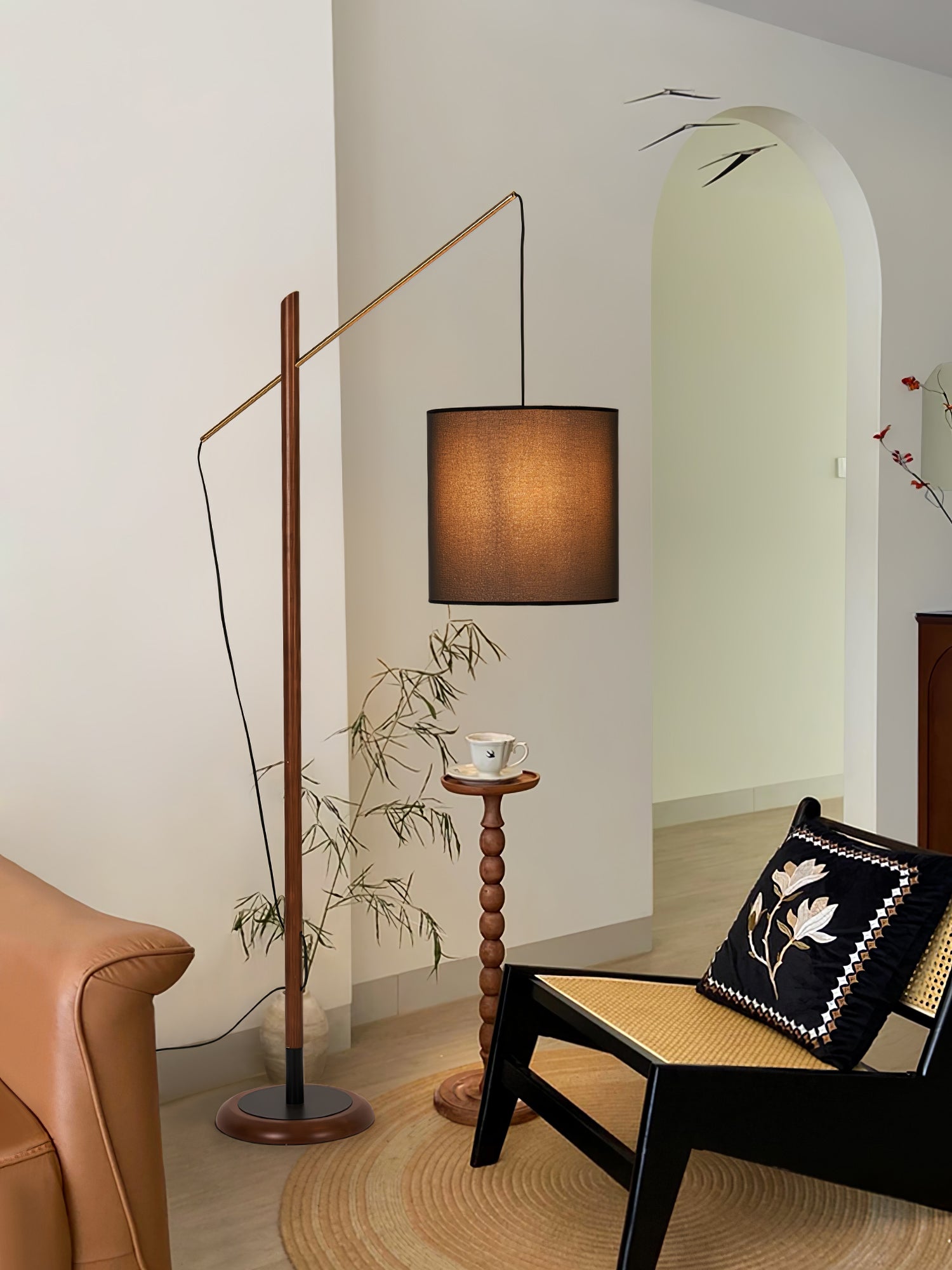 Nyvariol Minimalist Wood Floor Lamp - Letslighting