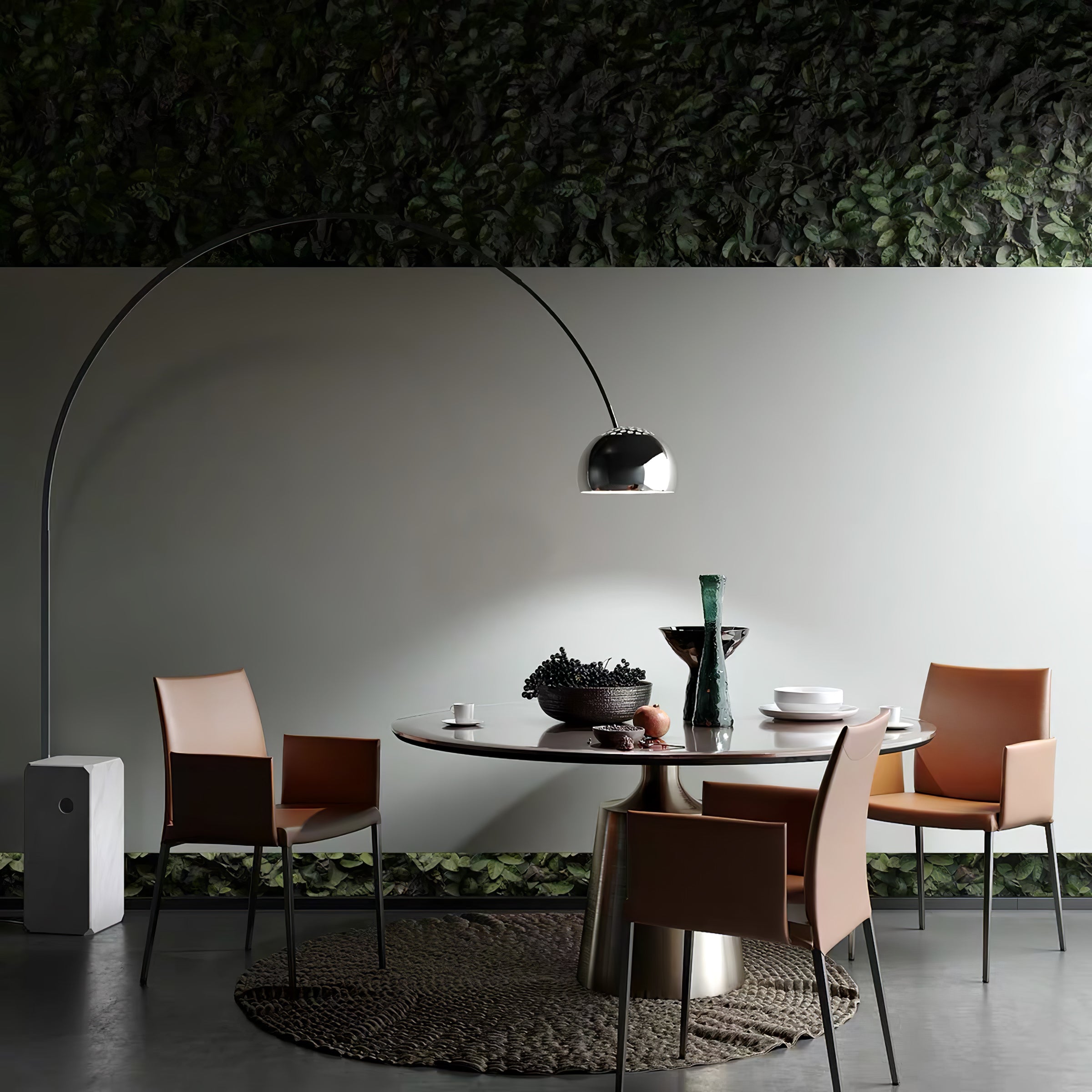 Alevra Steel Marble Floor Lamp - Letslighting