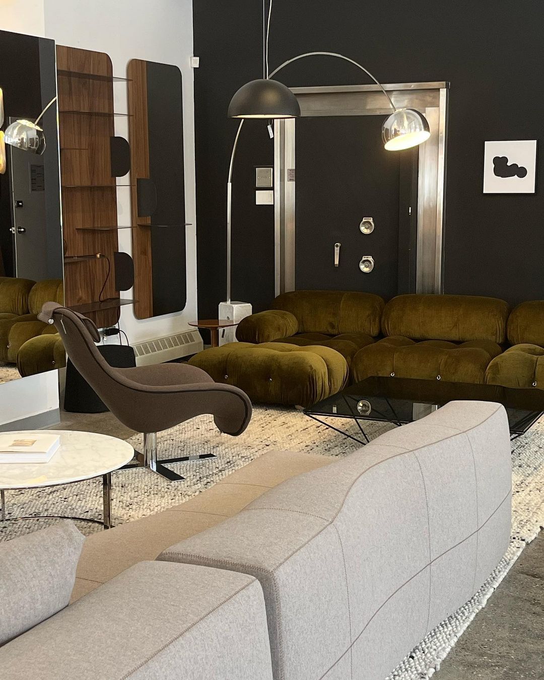 Alevra Steel Marble Floor Lamp - Letslighting