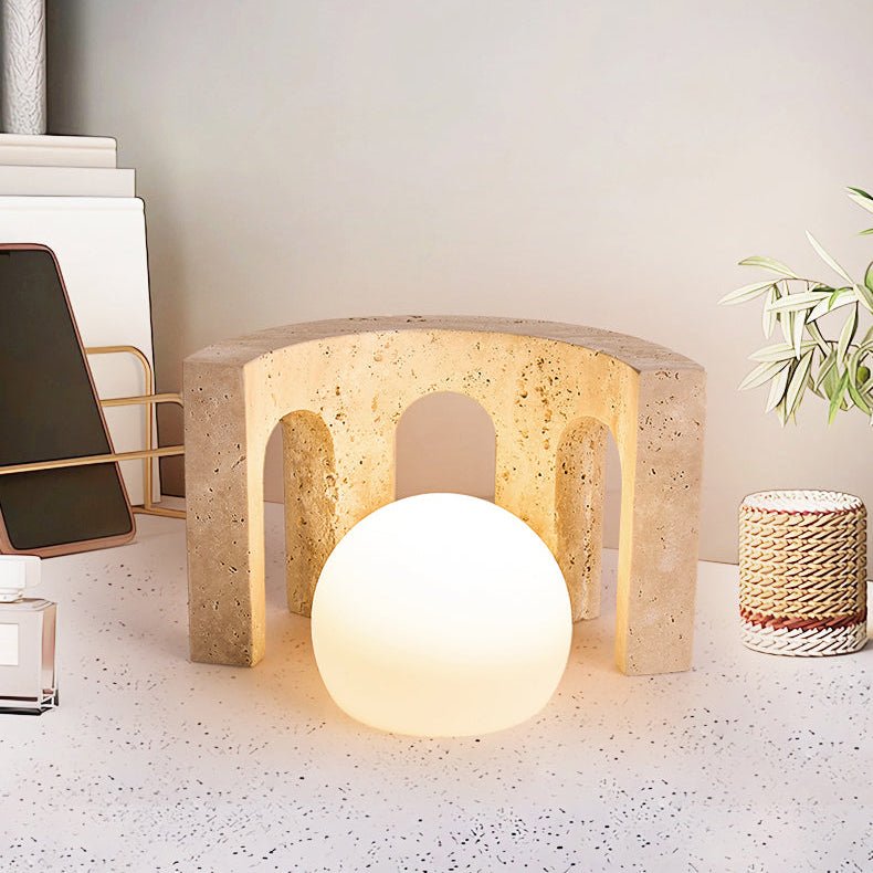 Arco Stone Table Light - Letslighting