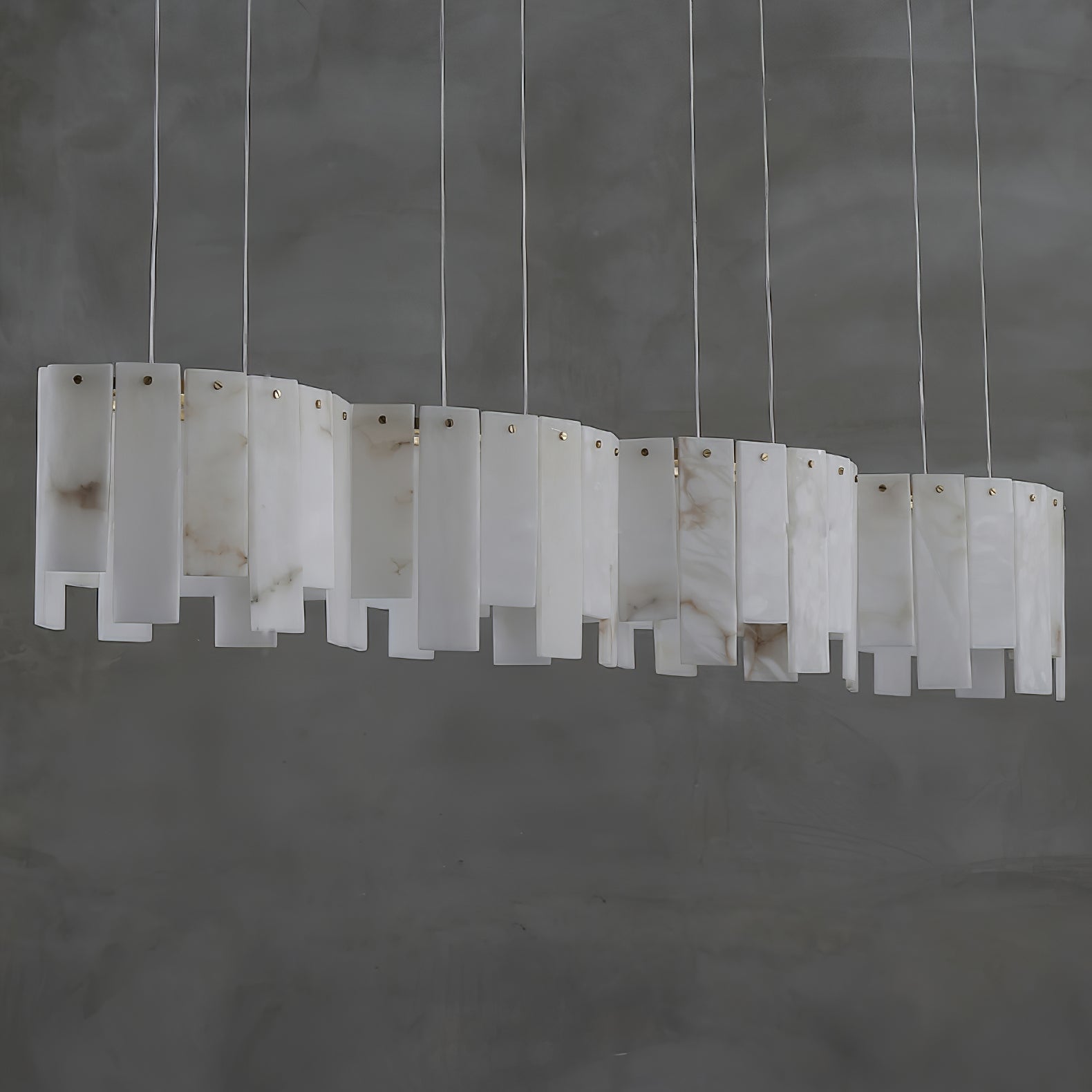 Cavelan Cluster Alabaster Pendant Light