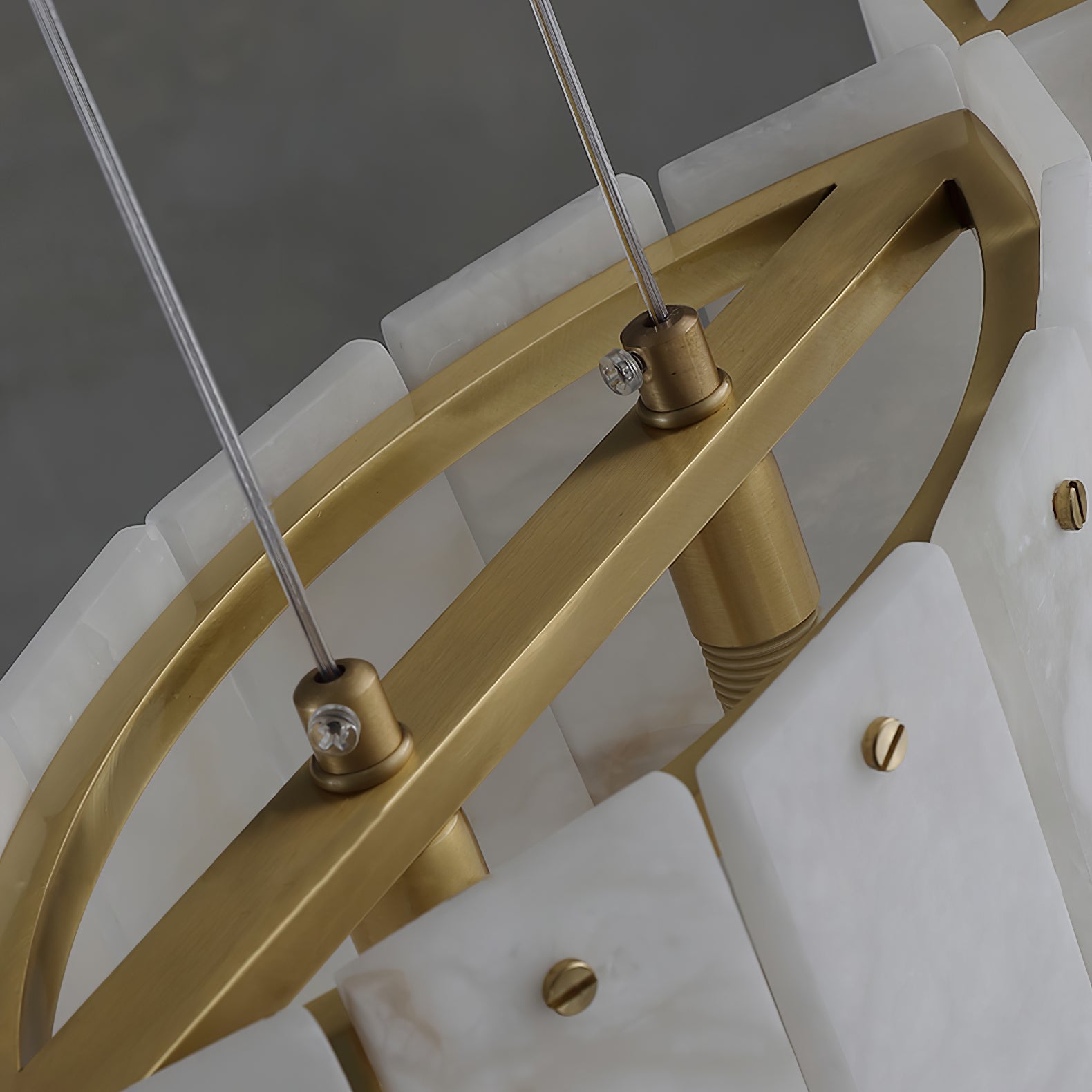 Cavelan Cluster Alabaster Pendant Light