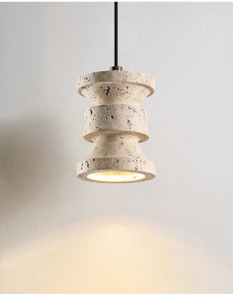 Ardelle Modern Travertine Pendant Light