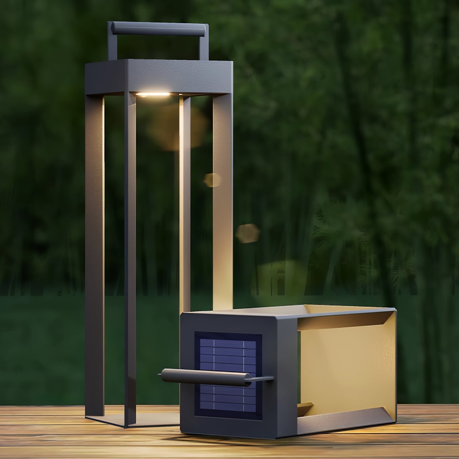 Ray Solar Lantern Outdoor Lamp Minimalism - Letslighting