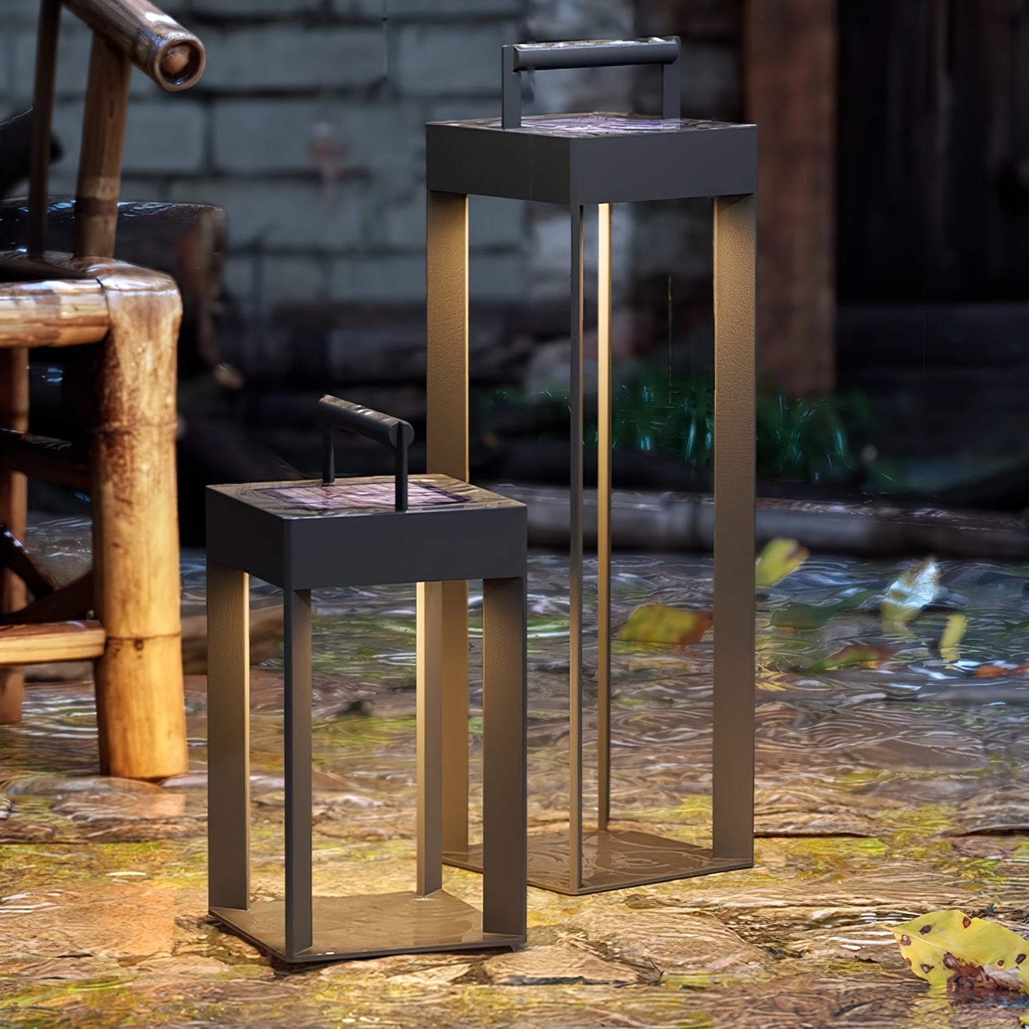 Ray Solar Lantern Outdoor Lamp Minimalism - Letslighting