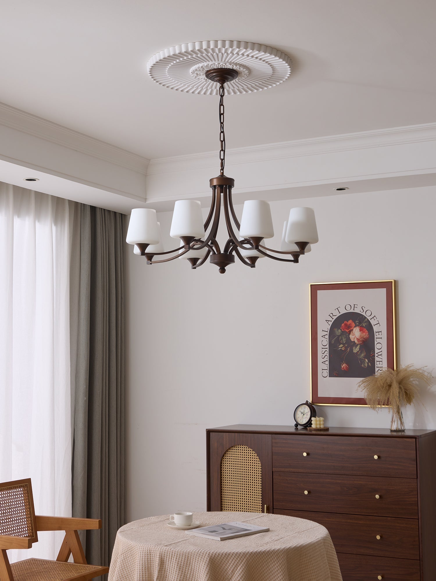 Ardena Elegance Vintage Classic Glass Chandelier - Letslighting
