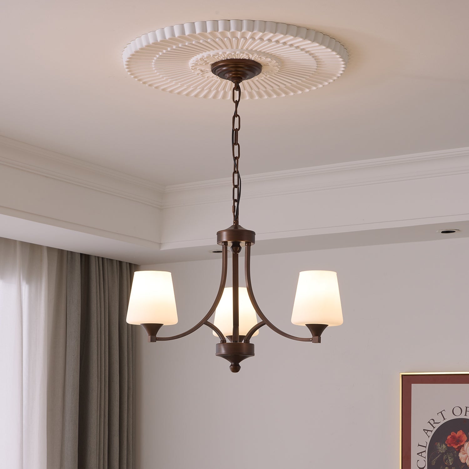 Ardena Elegance Vintage Classic Glass Chandelier - Letslighting