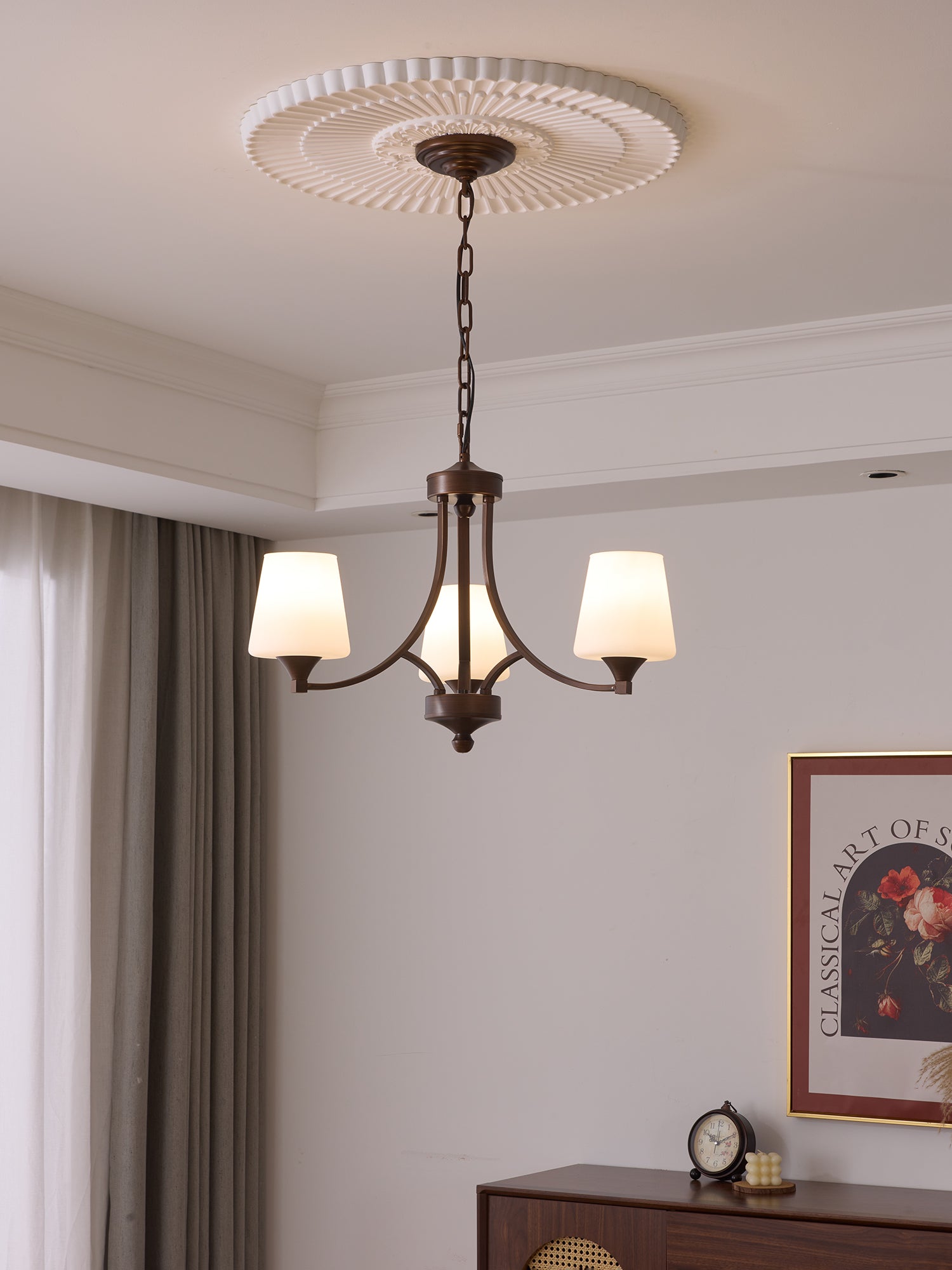 Ardena Elegance Vintage Classic Glass Chandelier - Letslighting