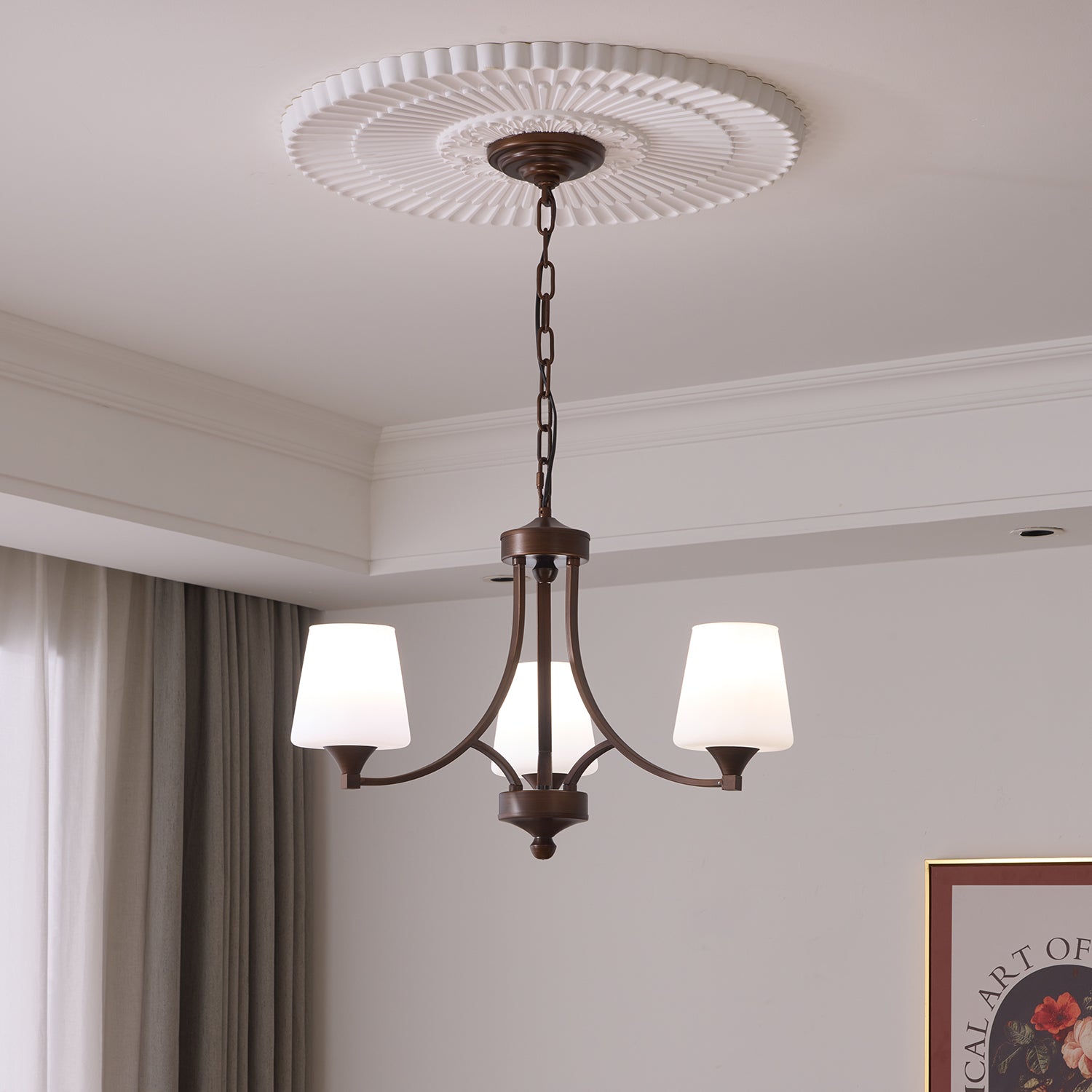 Ardena Elegance Vintage Classic Glass Chandelier - Letslighting