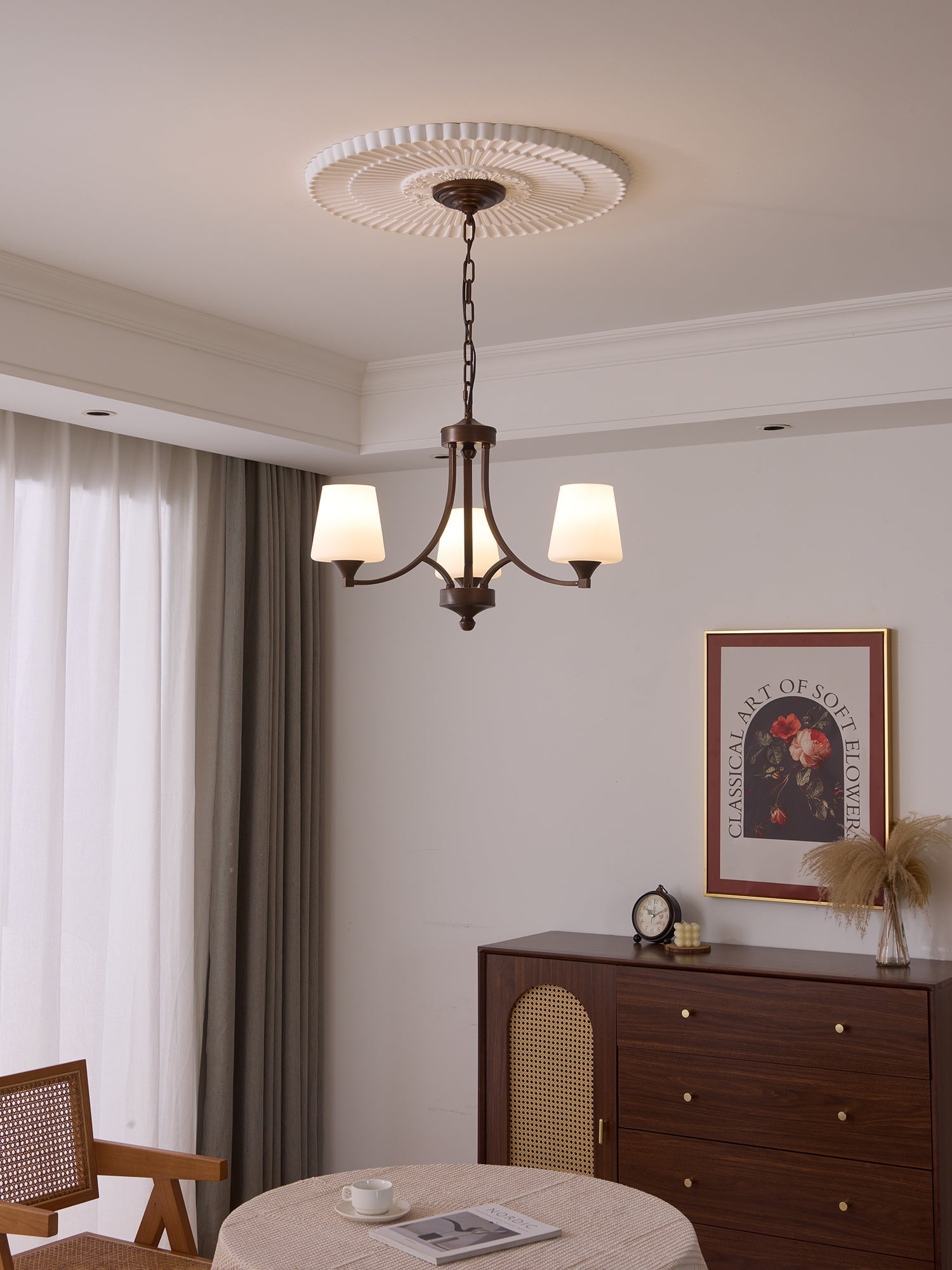 Ardena Elegance Vintage Classic Glass Chandelier - Letslighting