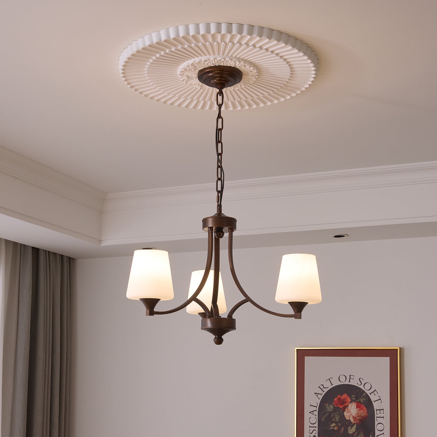 Ardena Elegance Vintage Classic Glass Chandelier - Letslighting