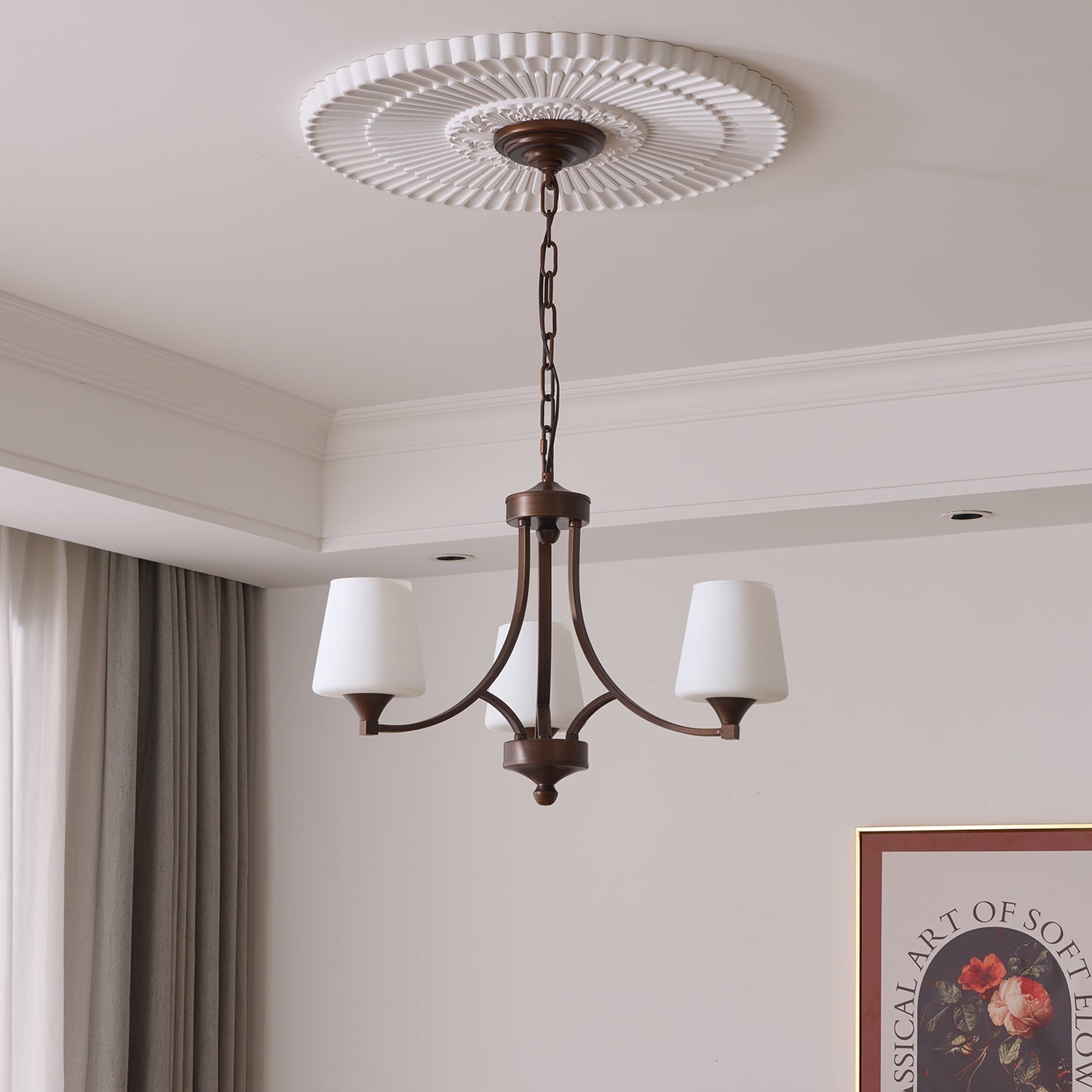 Ardena Elegance Vintage Classic Glass Chandelier - Letslighting