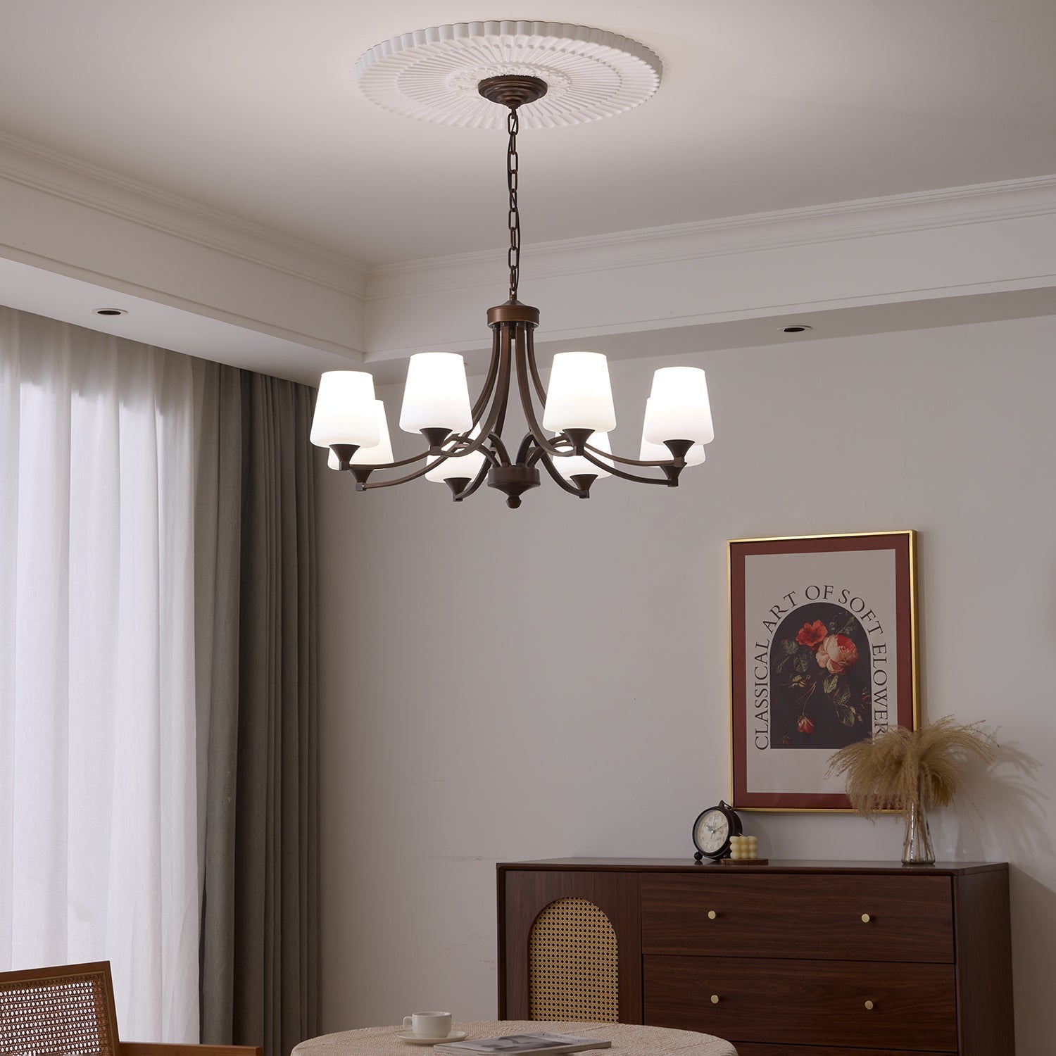 Ardena Elegance Vintage Classic Glass Chandelier - Letslighting