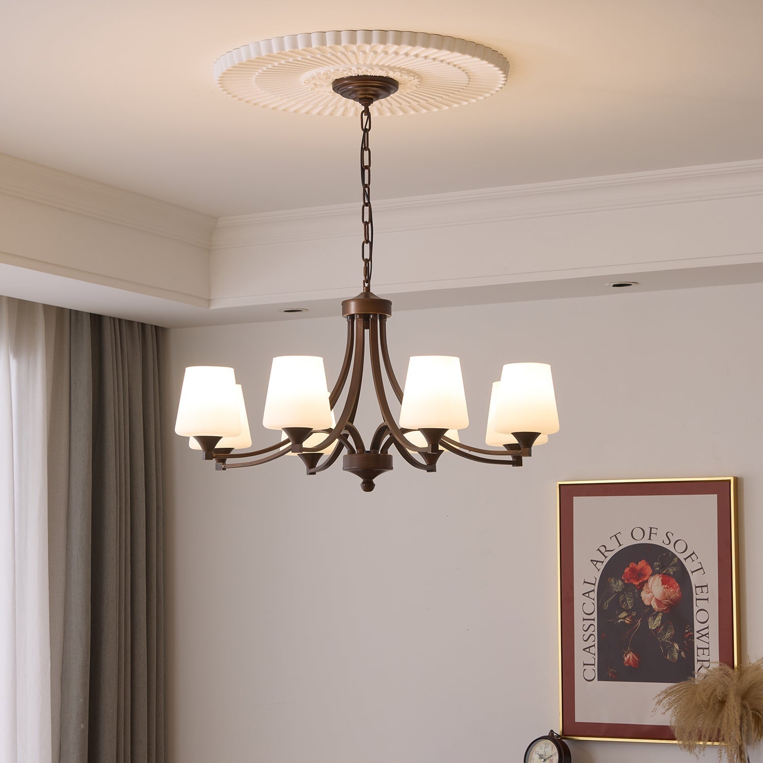 Ardena Elegance Vintage Classic Glass Chandelier - Letslighting