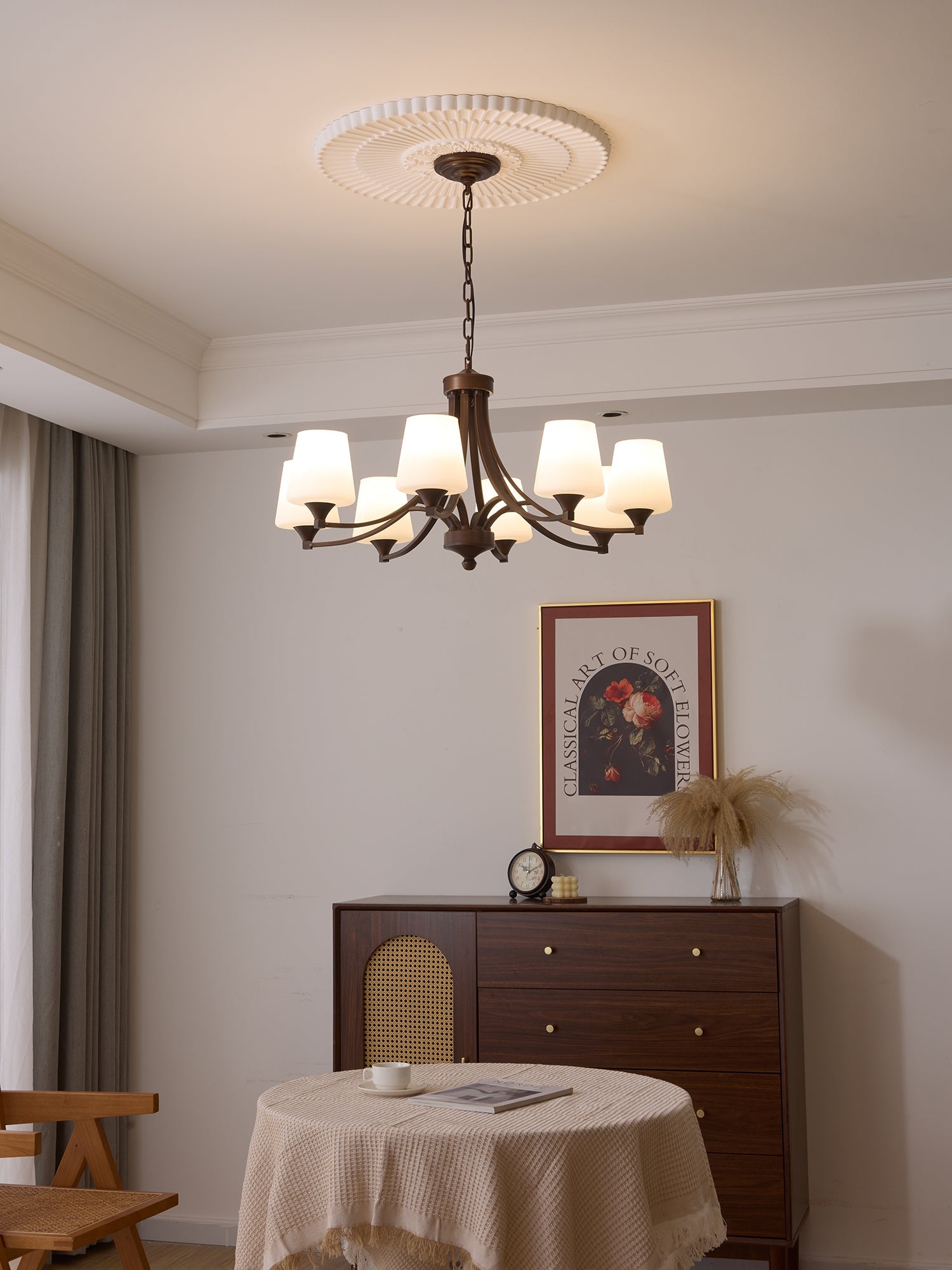 Ardena Elegance Vintage Classic Glass Chandelier - Letslighting