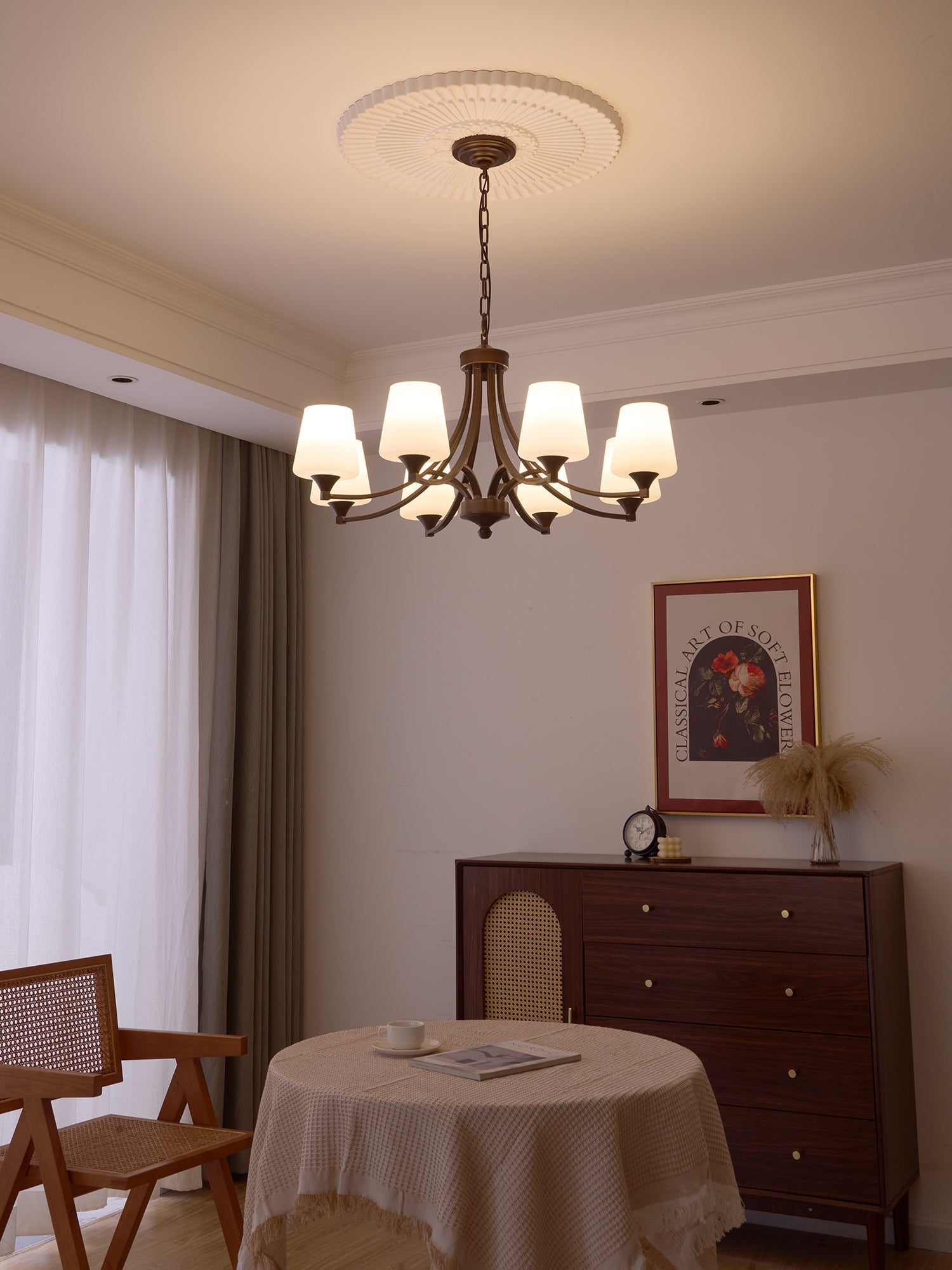 Ardena Elegance Vintage Classic Glass Chandelier - Letslighting