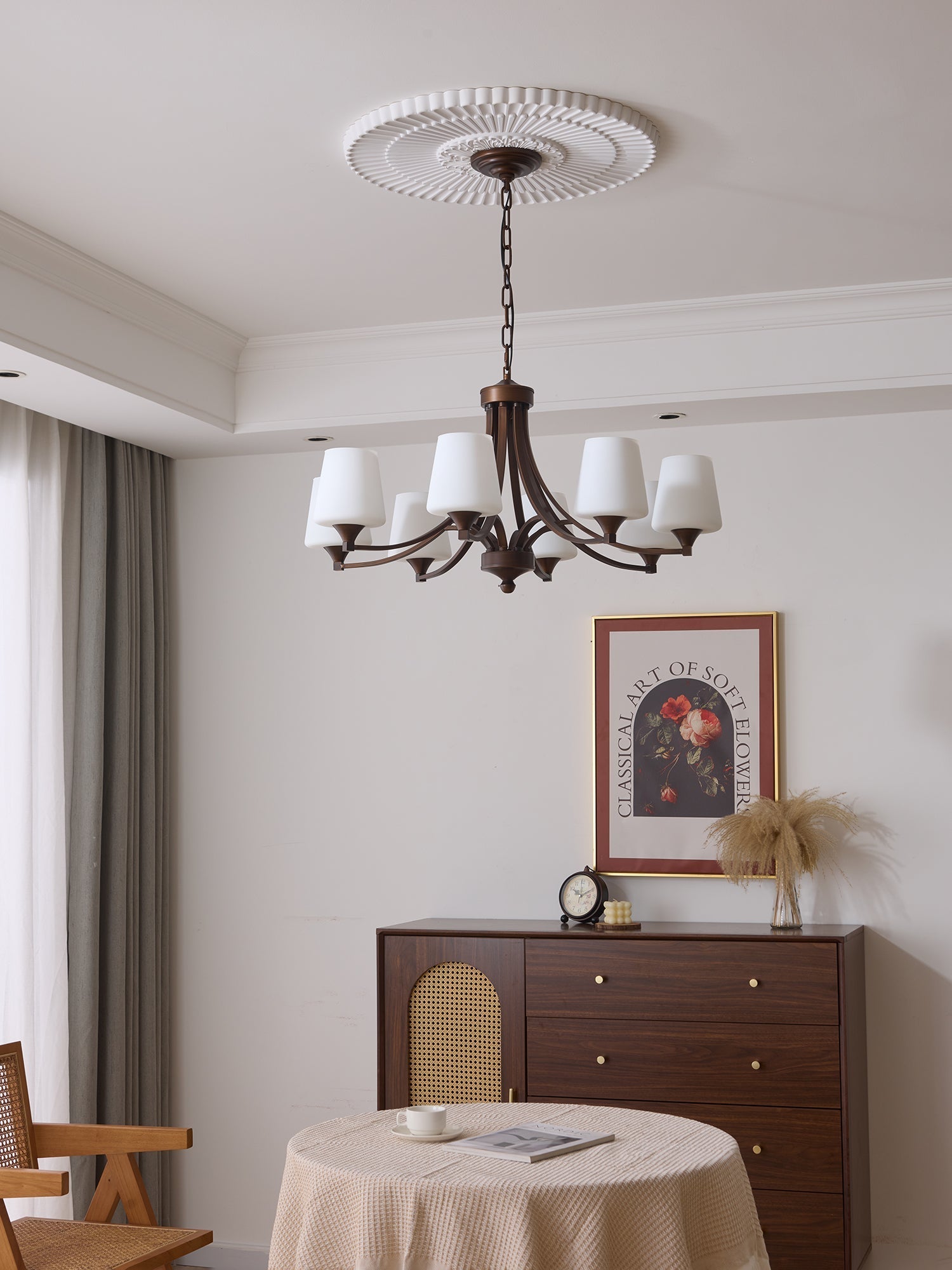Ardena Elegance Vintage Classic Glass Chandelier - Letslighting