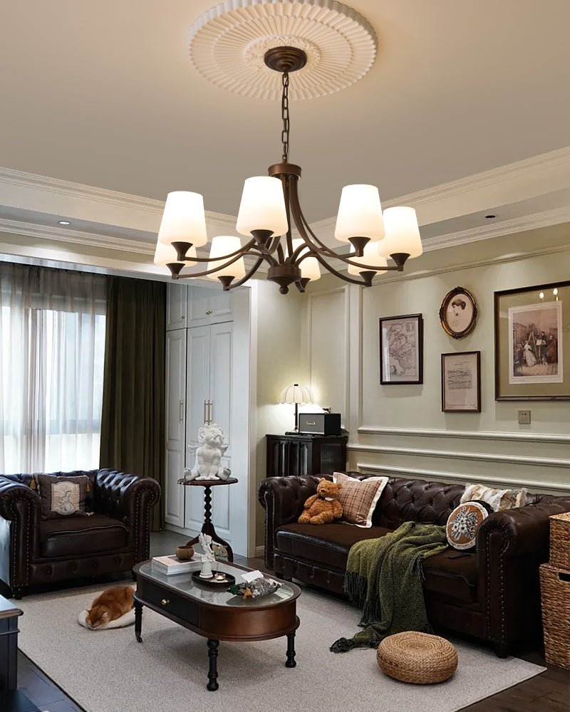 Ardena Elegance Vintage Classic Glass Chandelier - Letslighting