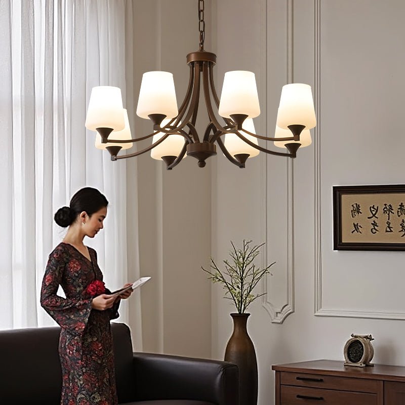 Ardena Elegance Vintage Classic Glass Chandelier - Letslighting