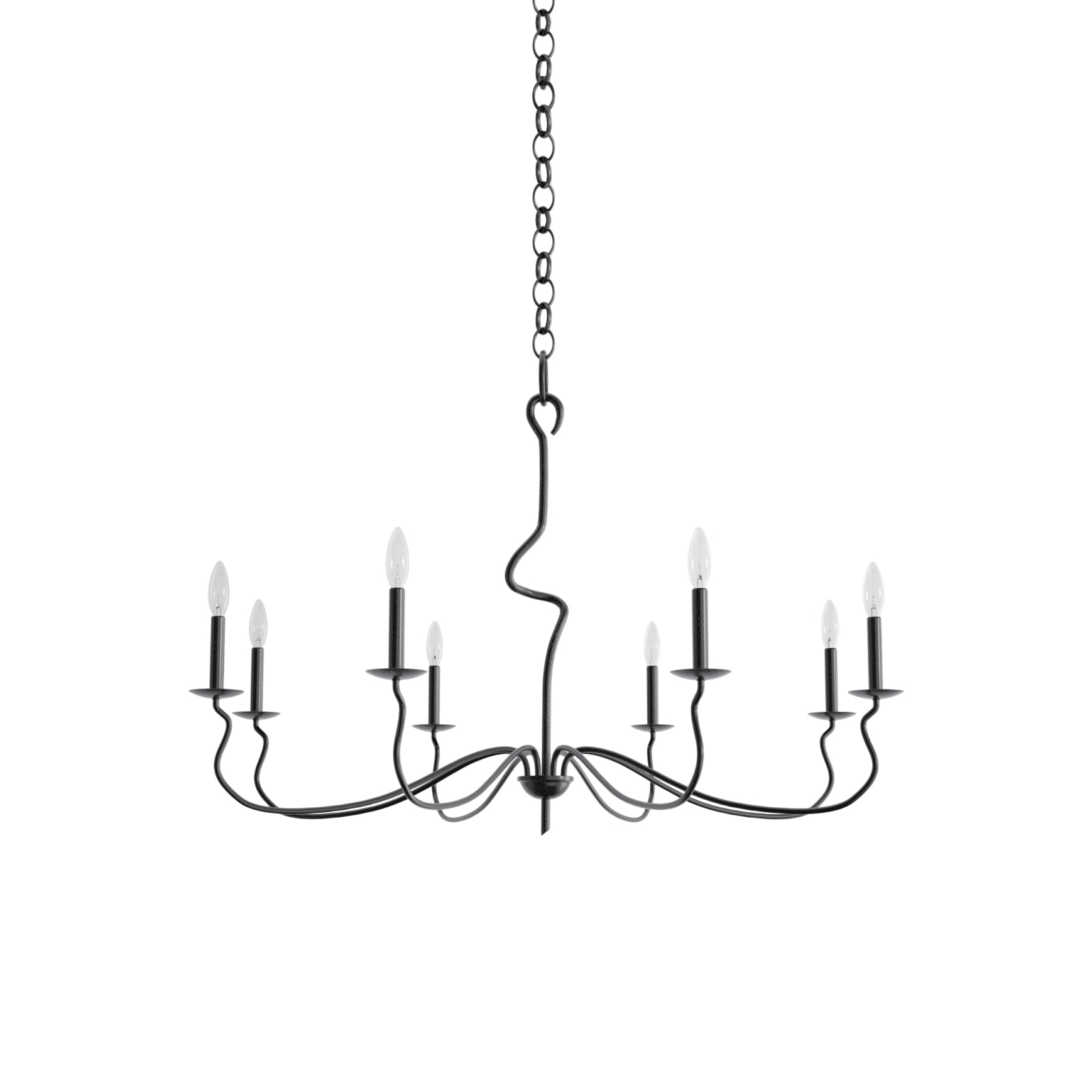 Rauduvyo Modern Candle-style Industrial Chandelier - Letslighting