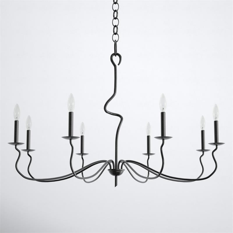 Rauduvyo Modern Candle-style Industrial Chandelier - Letslighting