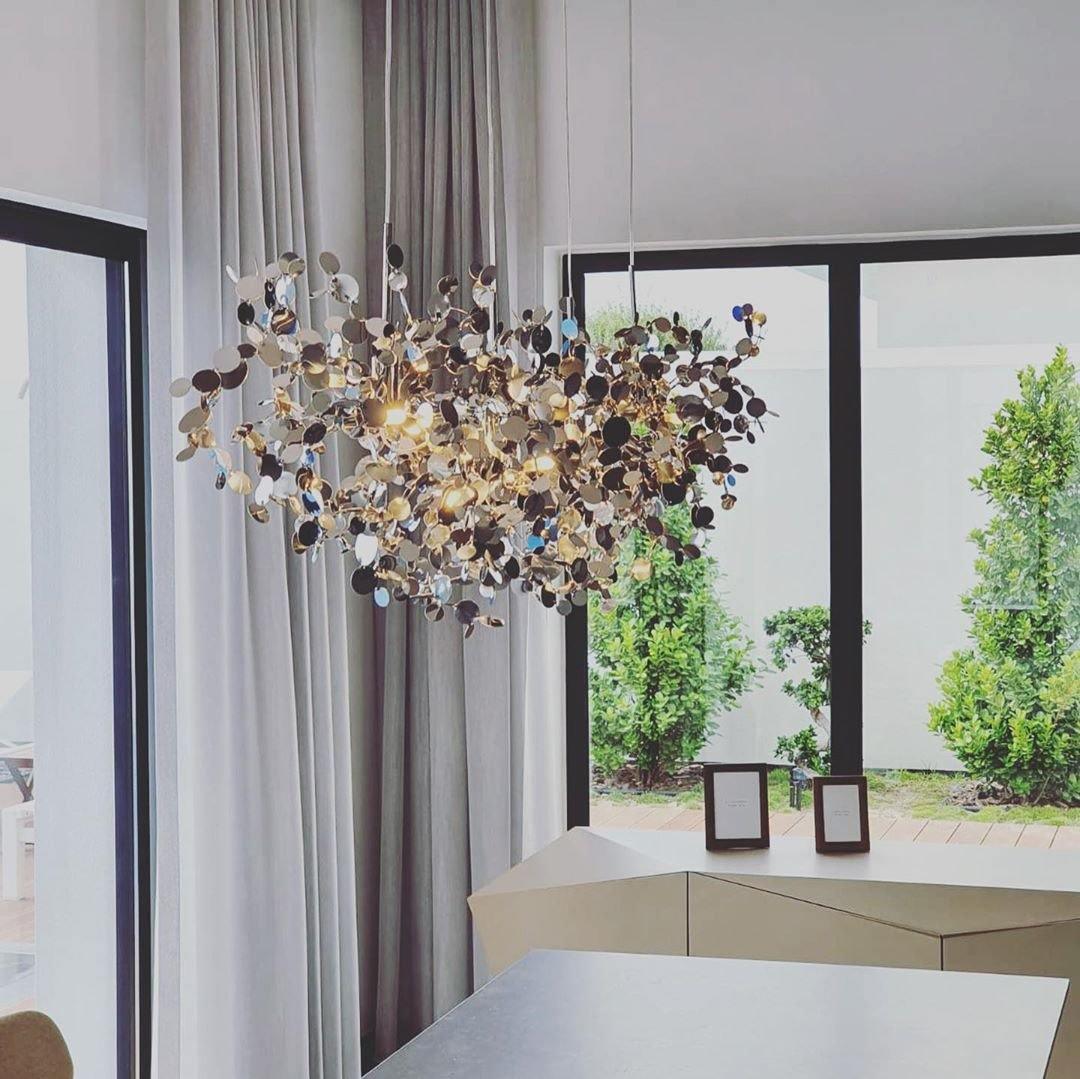 Lustra Pendant Lamp lic Disc Cloud - Letslighting