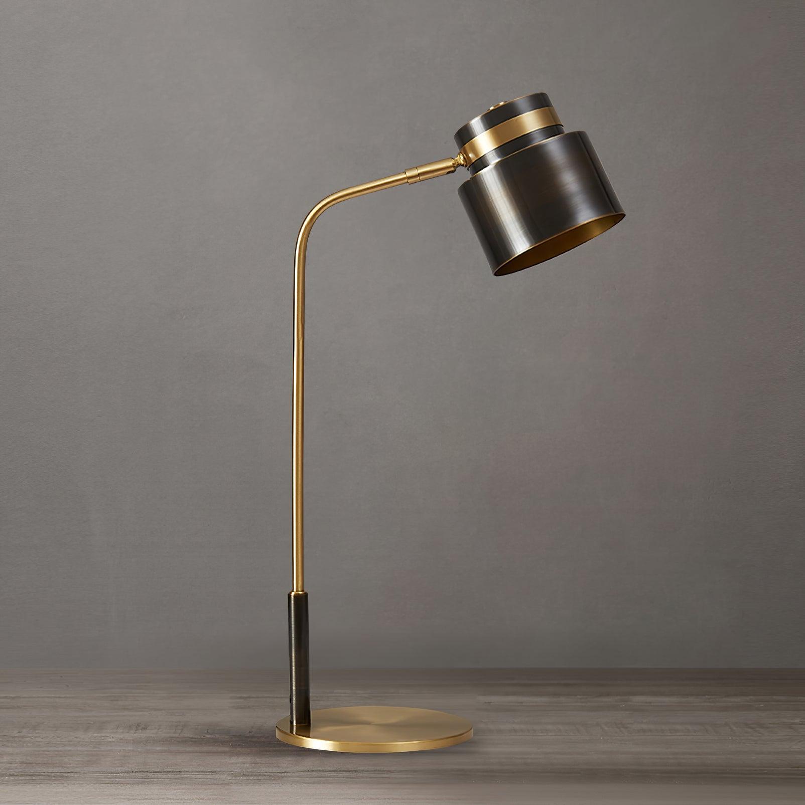 Zorase Brass Industrial Table Lamp - Letslighting