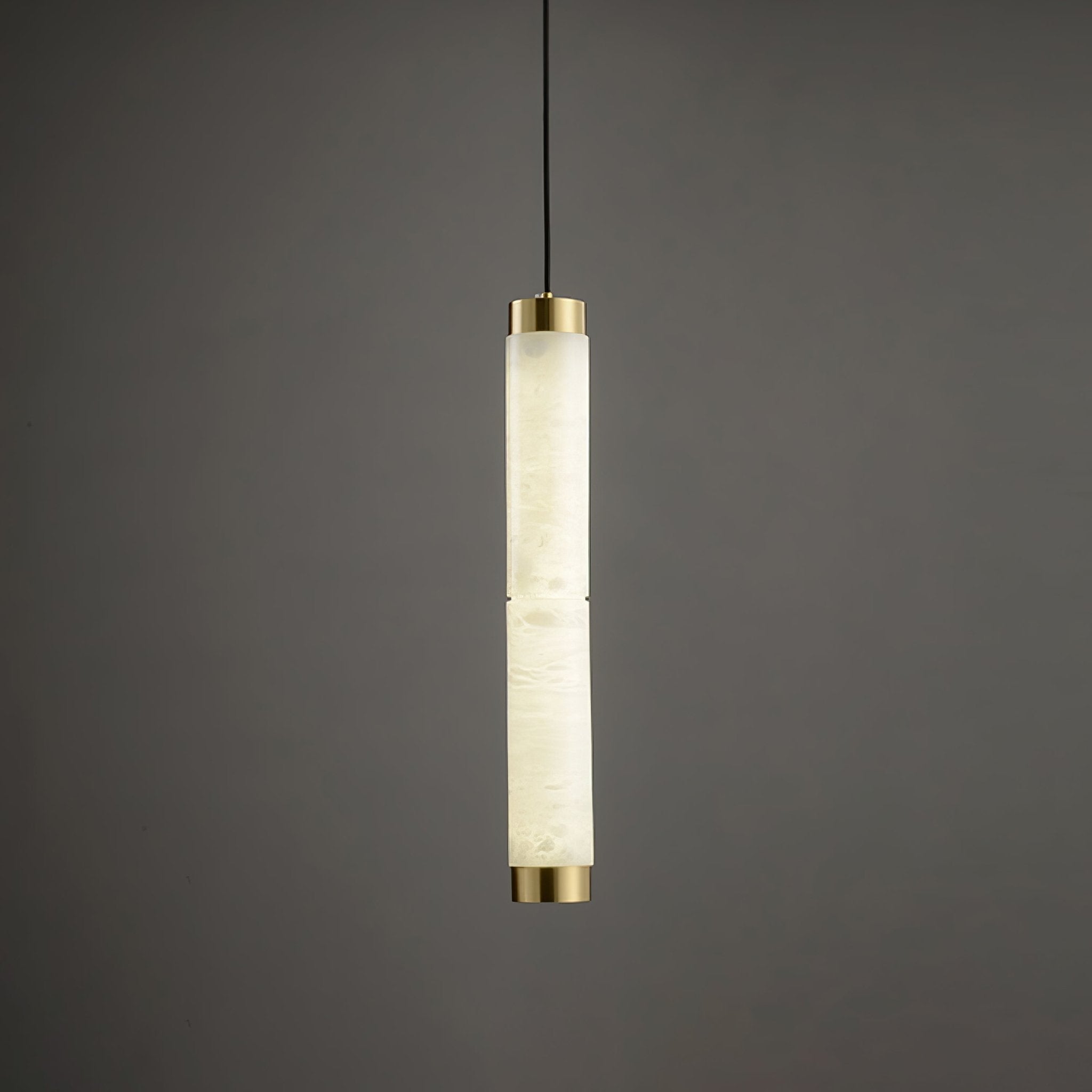 Lira Cylindrical Alabaster Pendant Light