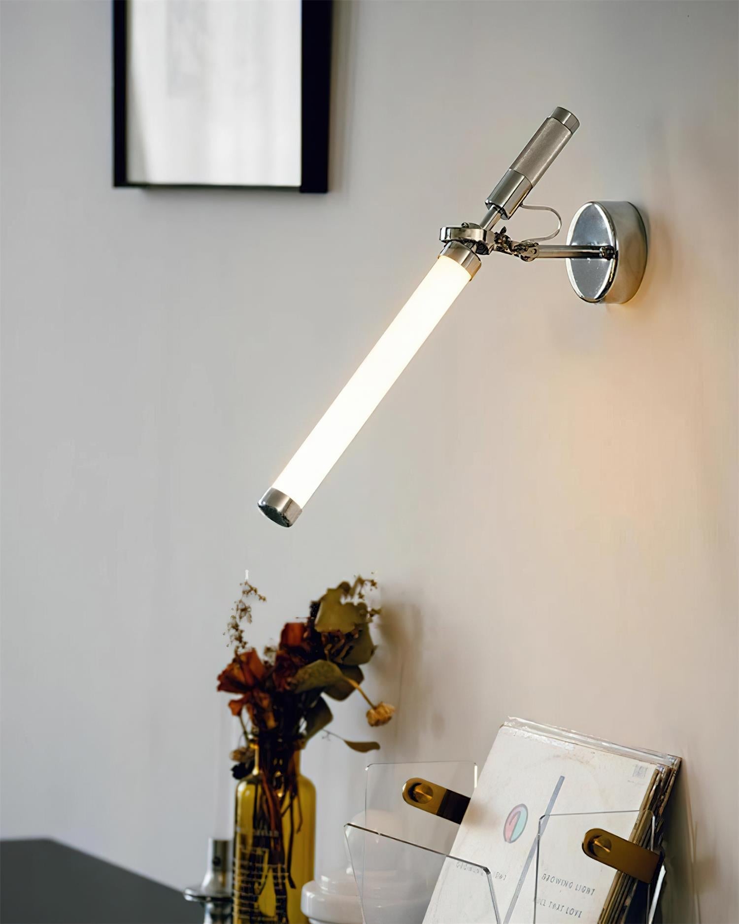 Ariane Wall Lamp Cylinder Frosted Ambient - Letslighting