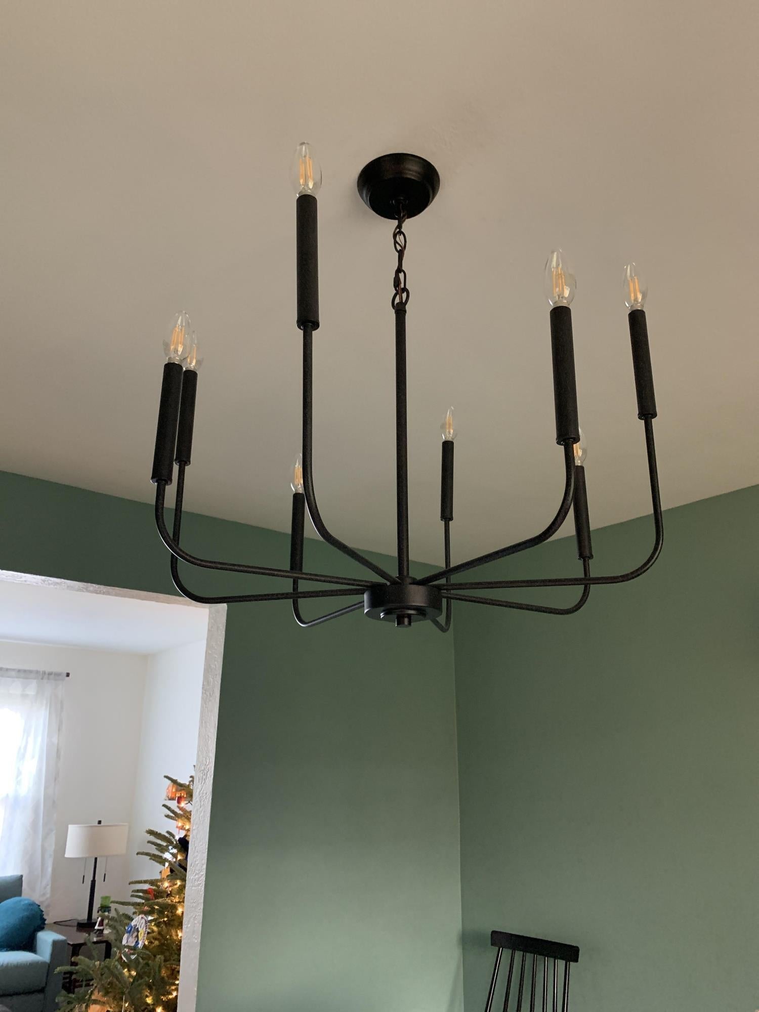 Ulfuvys Modern Candle Industrial Chandelier - Letslighting