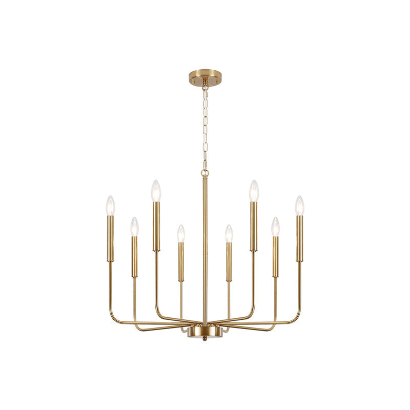 Ulfuvys Modern Candle Industrial Chandelier - Letslighting