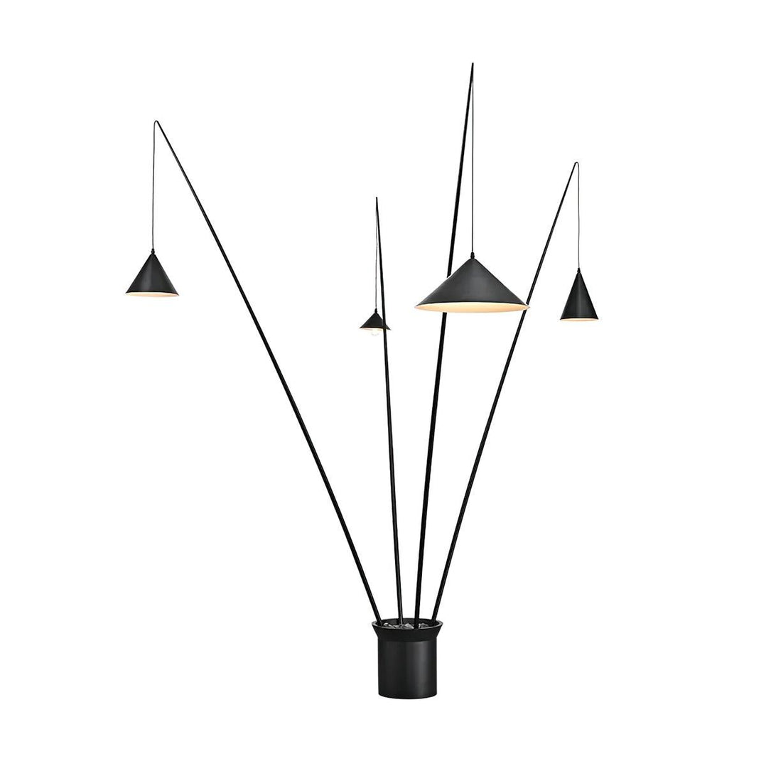 Canorara Multi-Arm Black Floor Lamp - Letslighting