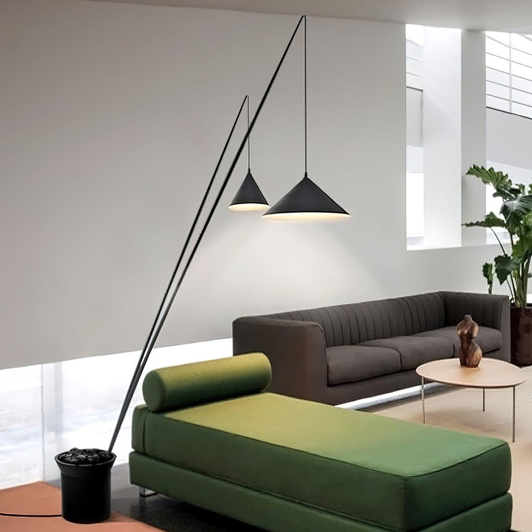 Canorara Multi-Arm Black Floor Lamp - Letslighting