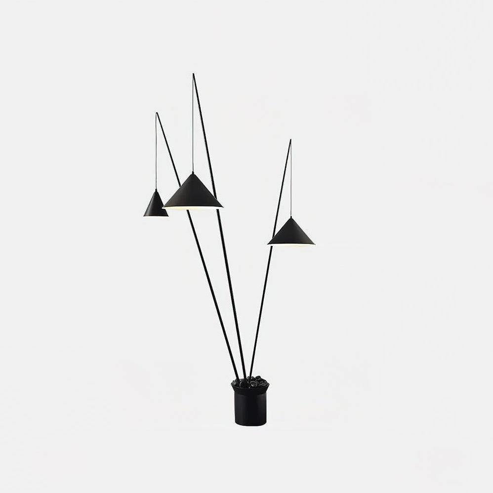 Canorara Multi-Arm Black Floor Lamp - Letslighting