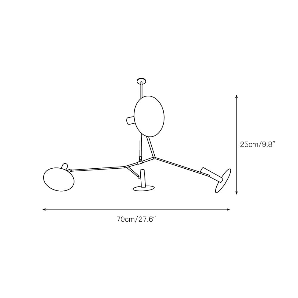 Tinduvyo Modern Minimalist Glass Chandelier - Letslighting