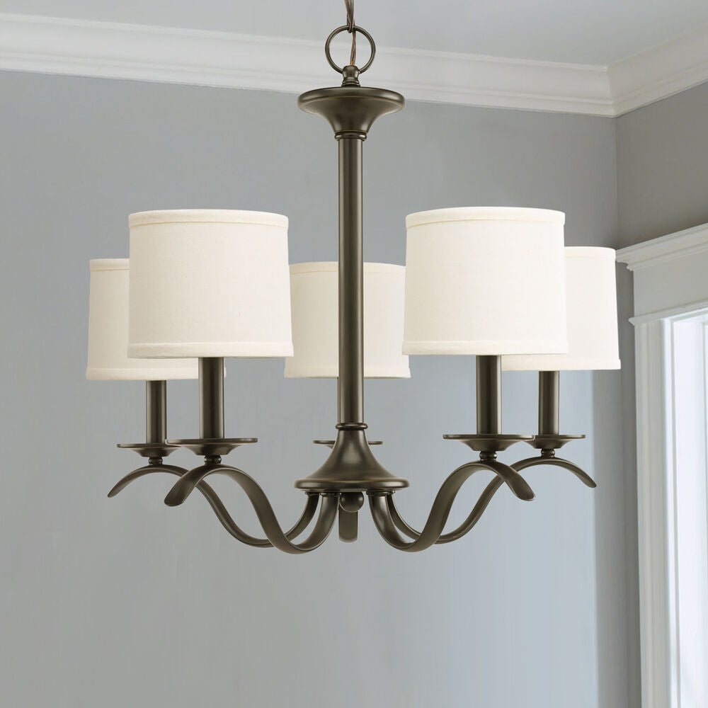 Vatnuvys Traditional Premium Brass Fabric Chandelier - Letslighting