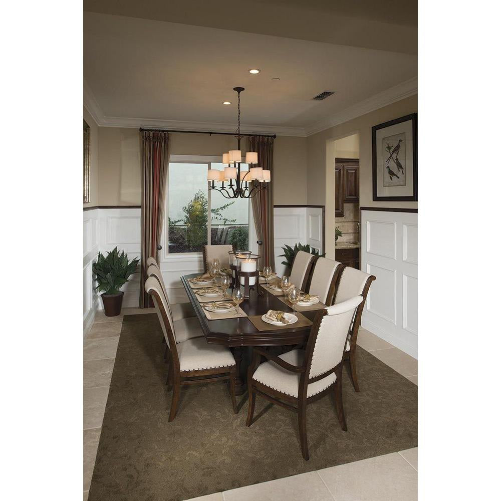 Vatnuvys Traditional Premium Brass Fabric Chandelier - Letslighting