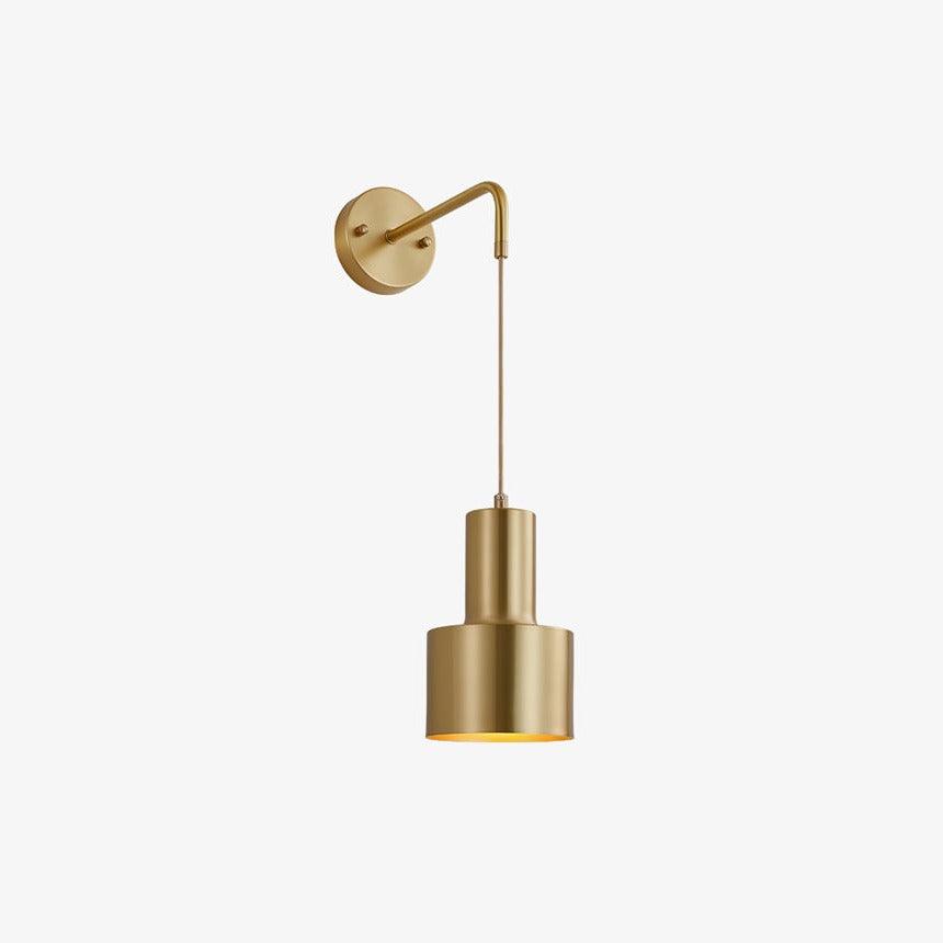 Alvina Modern Minimalist Brass Wall Light - Letslighting
