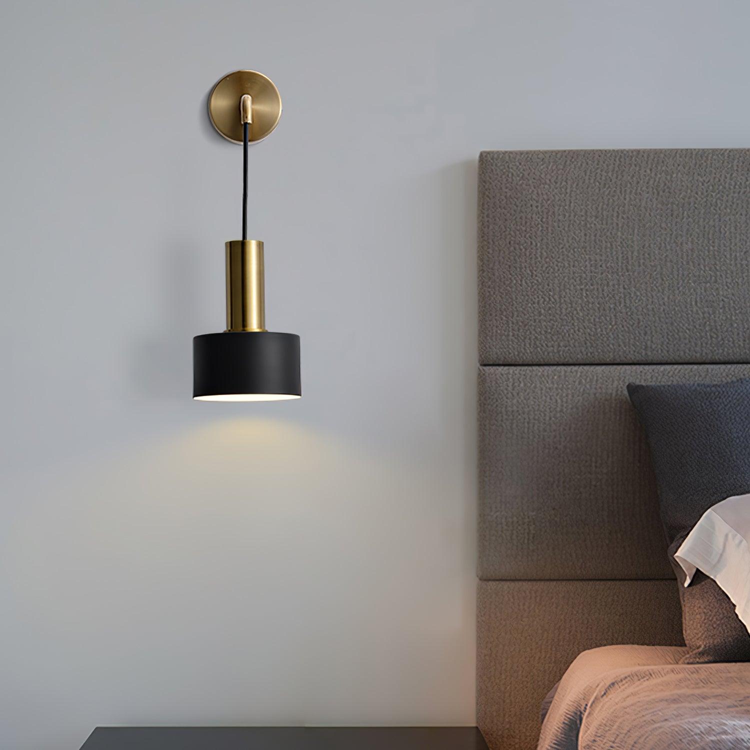 Alvina Modern Minimalist Brass Wall Light - Letslighting