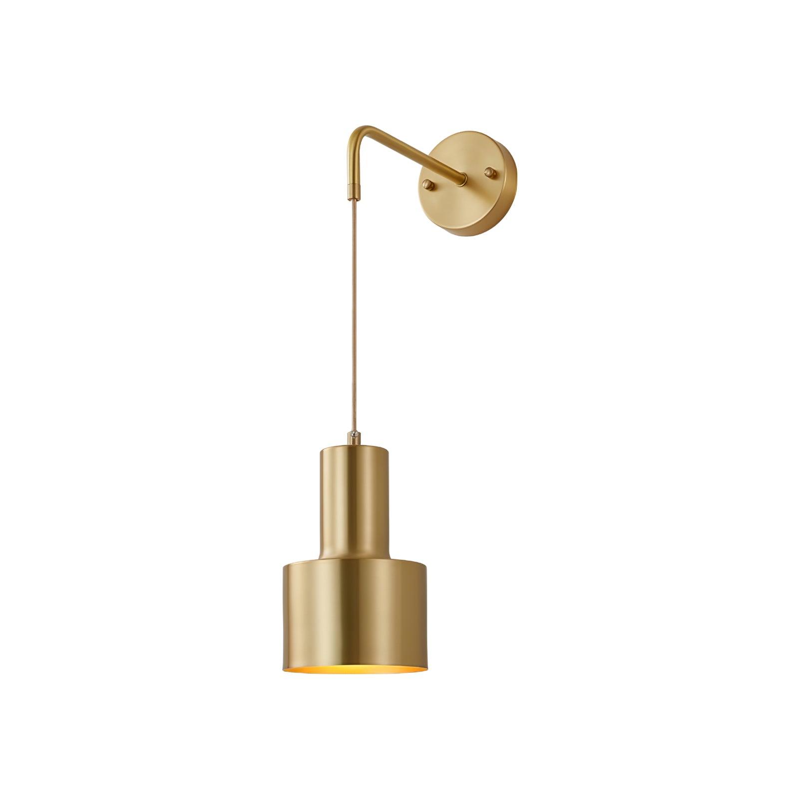Alvina Modern Minimalist Brass Wall Light - Letslighting