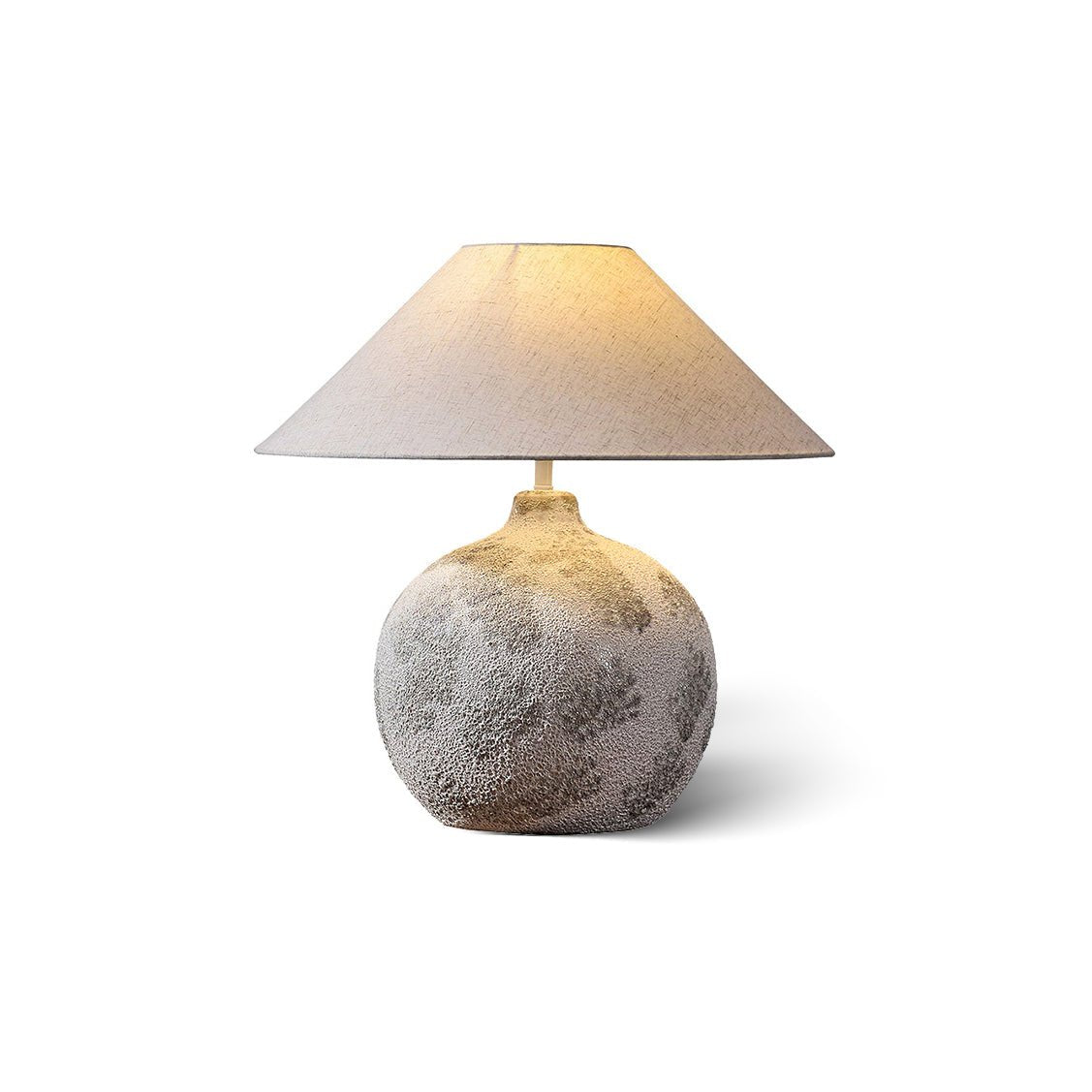 Riona Natural Fabric Ceramics Table Lamp - Letslighting