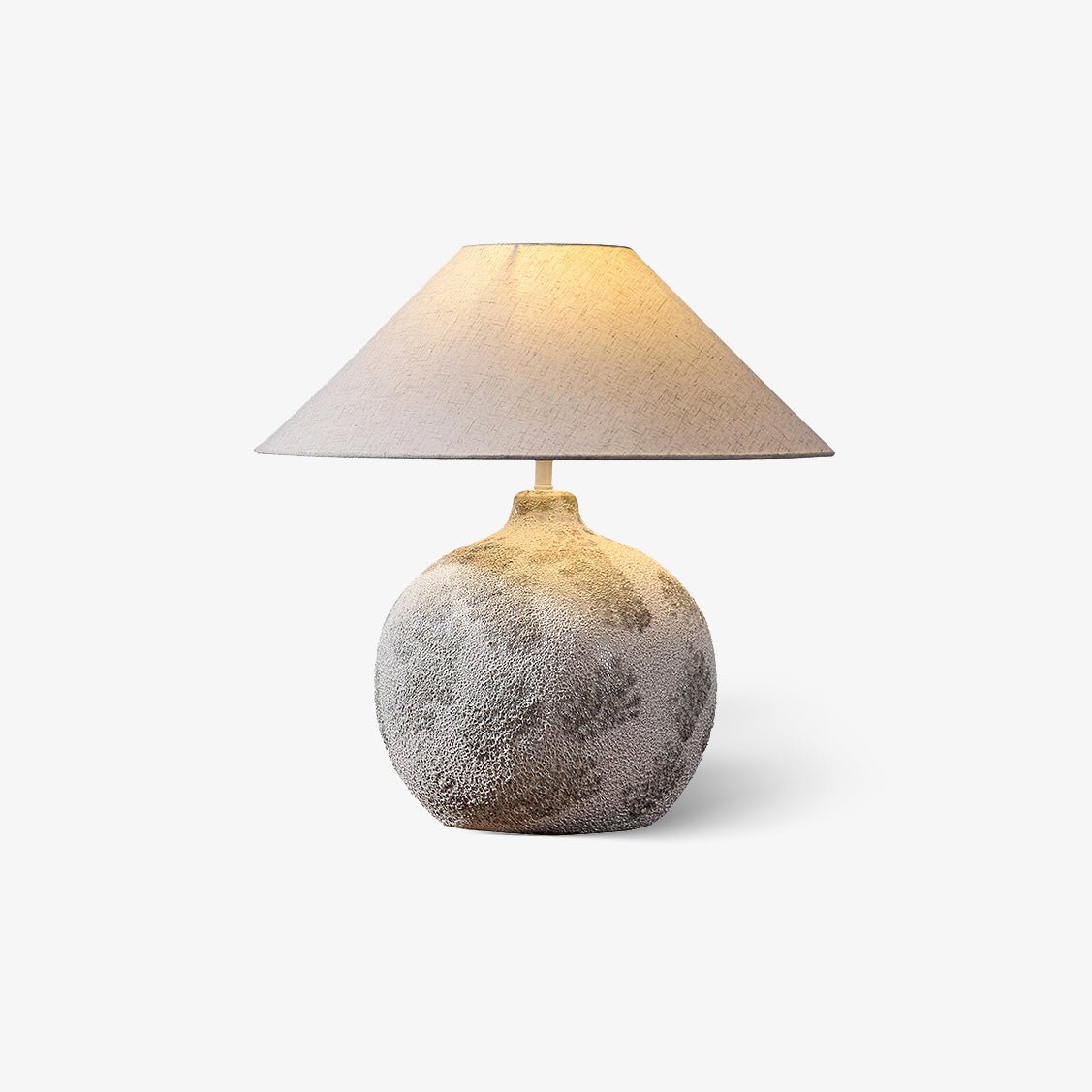 Riona Natural Fabric Ceramics Table Lamp - Letslighting