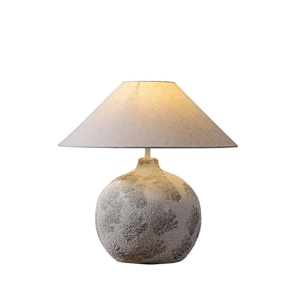 Riona Natural Fabric Ceramics Table Lamp - Letslighting