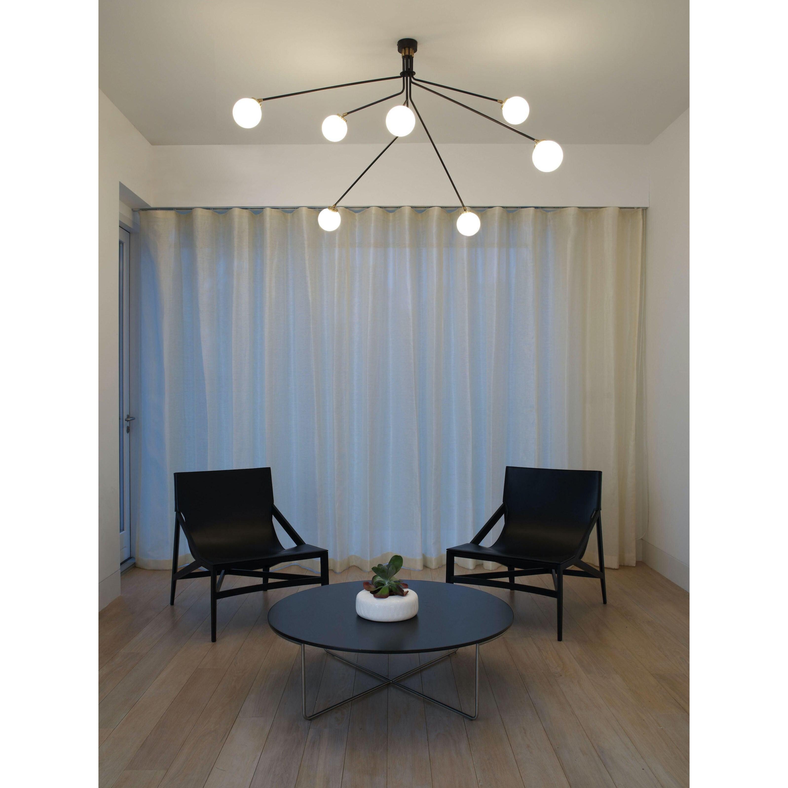 Vatnuvyo Modern Minimalist Brass Glass Ceiling Lamp - Letslighting