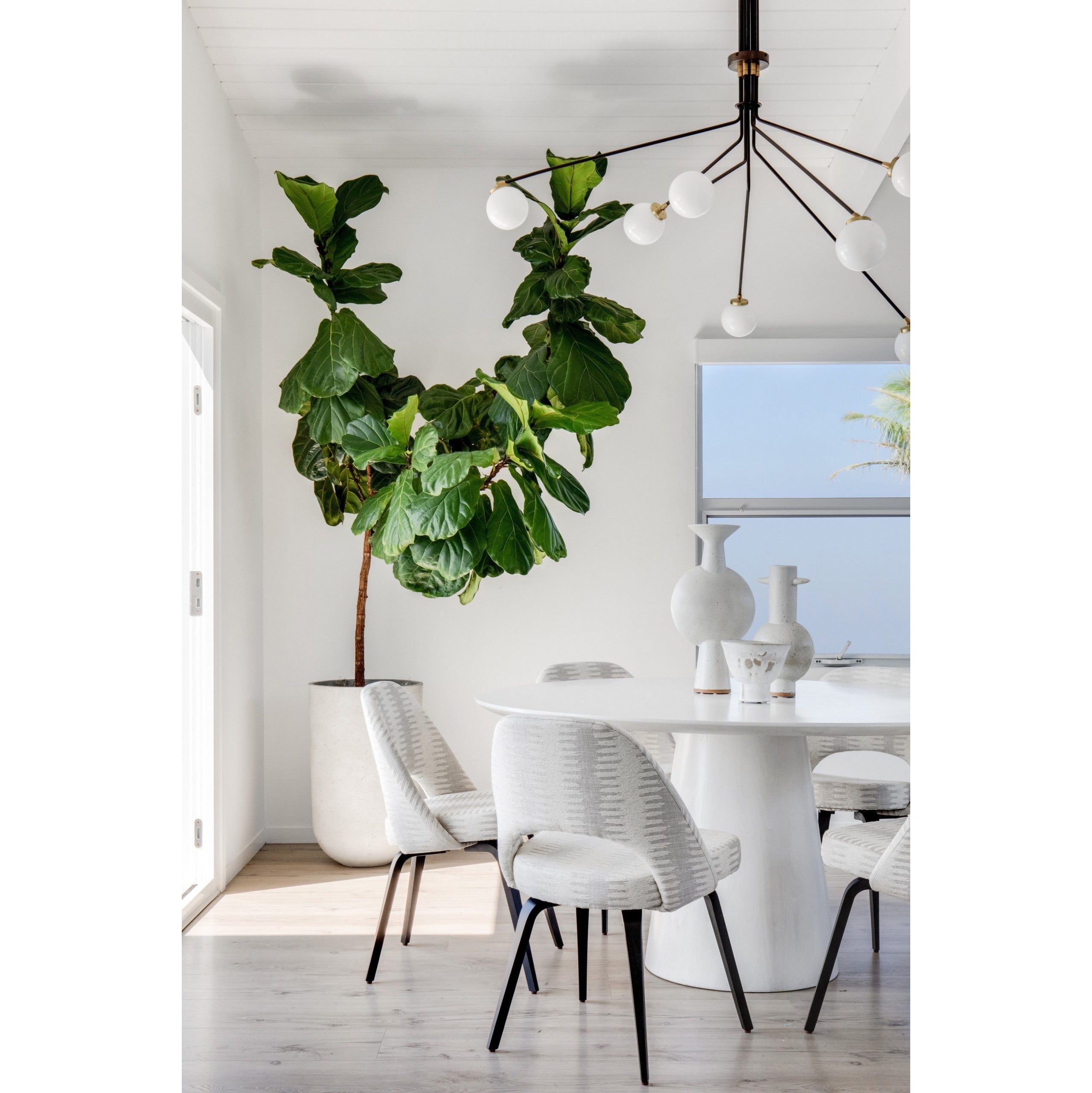 Vatnuvyo Modern Minimalist Brass Glass Ceiling Lamp - Letslighting