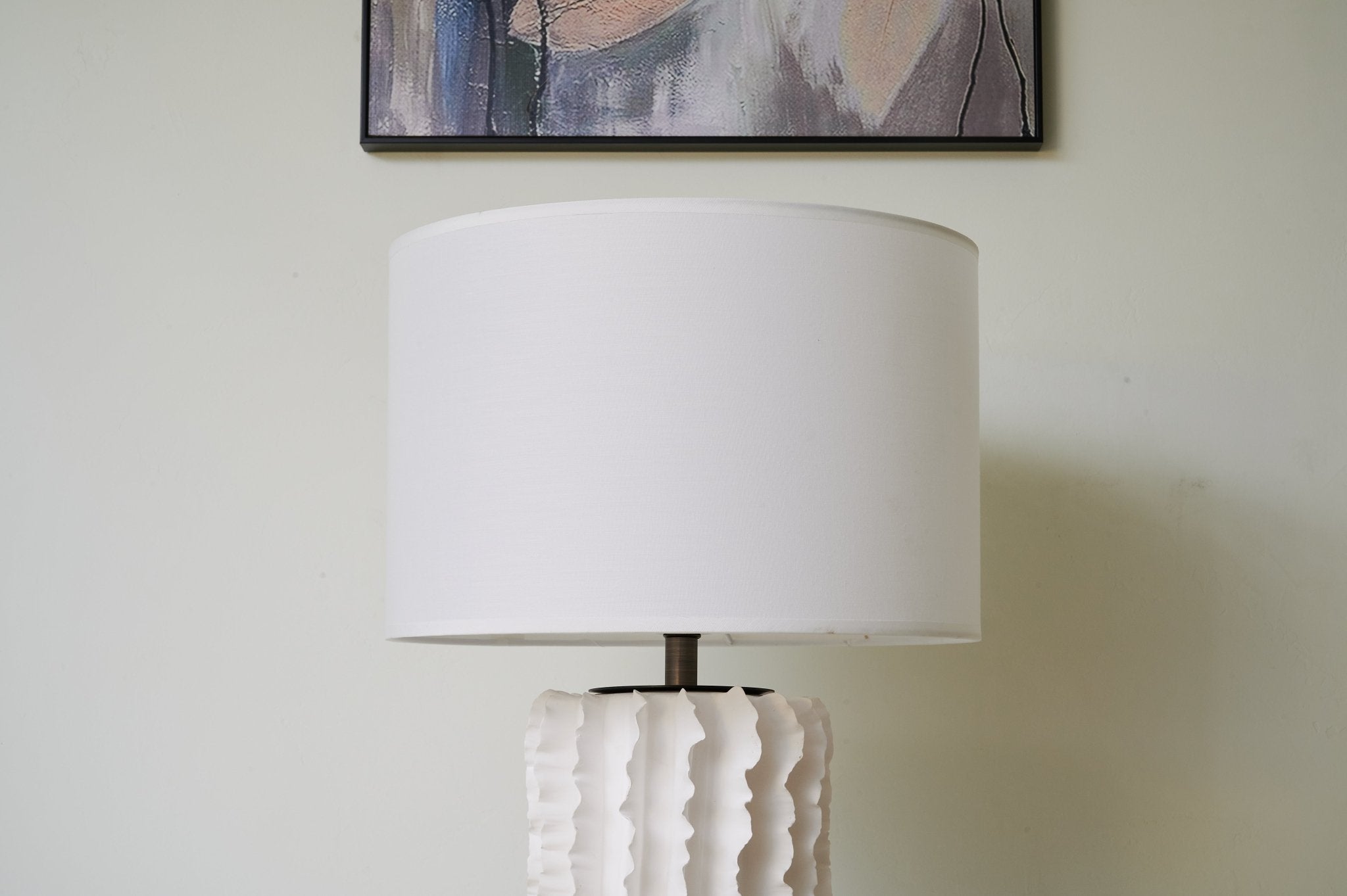Evelyn Minimalist Ceramics Table Lamp - Letslighting
