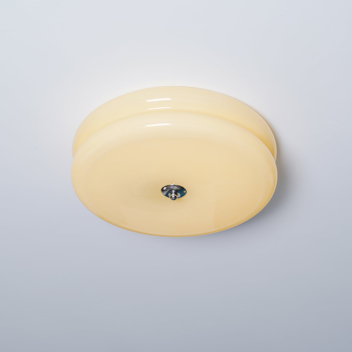 ValentinaVintage Round Flush Mount Ceiling Light Two Layer