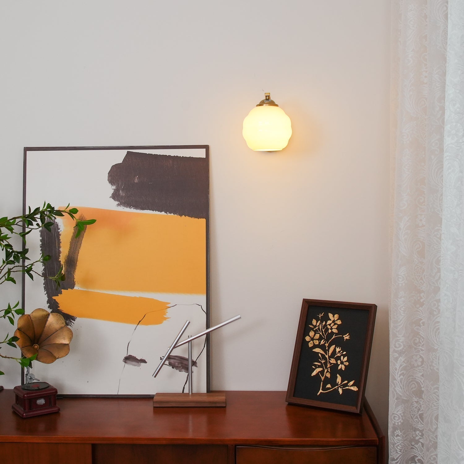 Valentina Vintage Lantern Wall Lamp